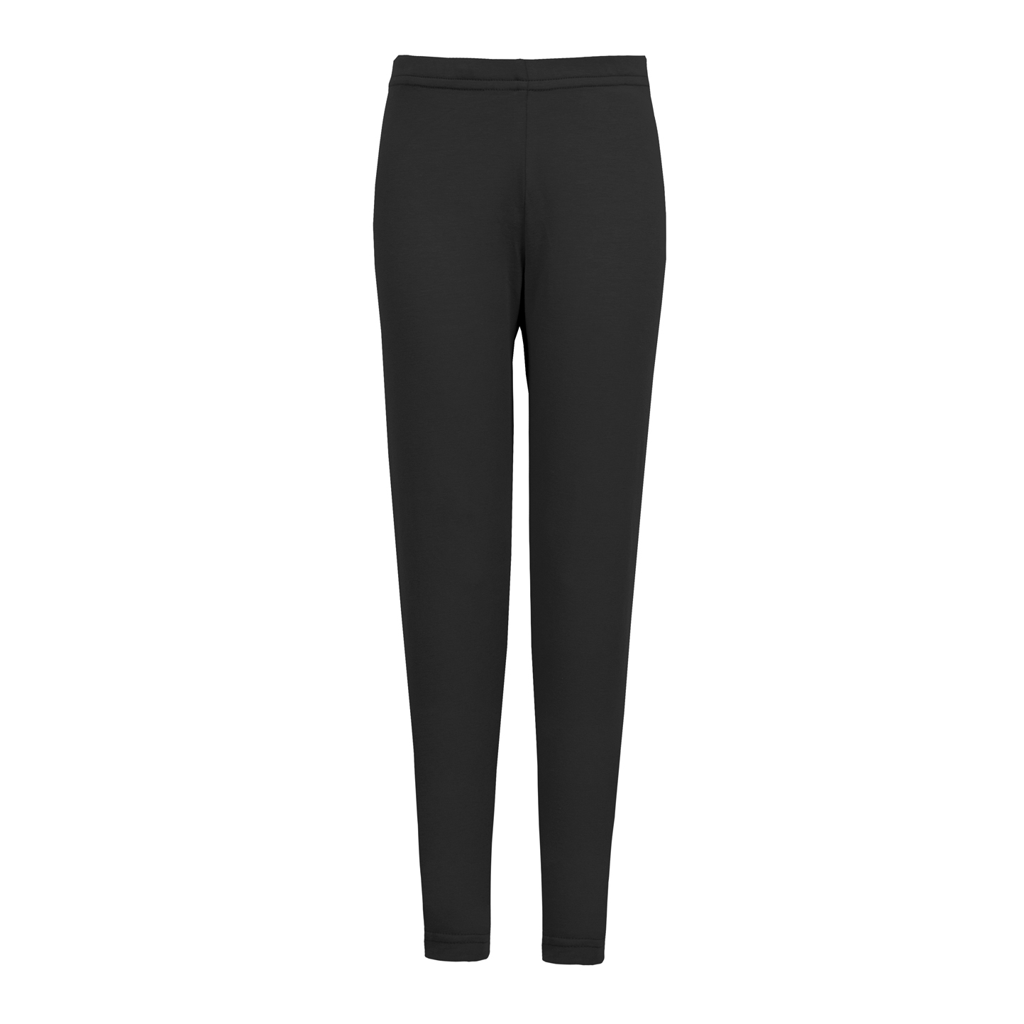 Nuovo Leggings Bambina 90/10% Cot/Ela 210 gr/m2 Grigio Melange Light M/L 8/10 anni - 12 - Nero