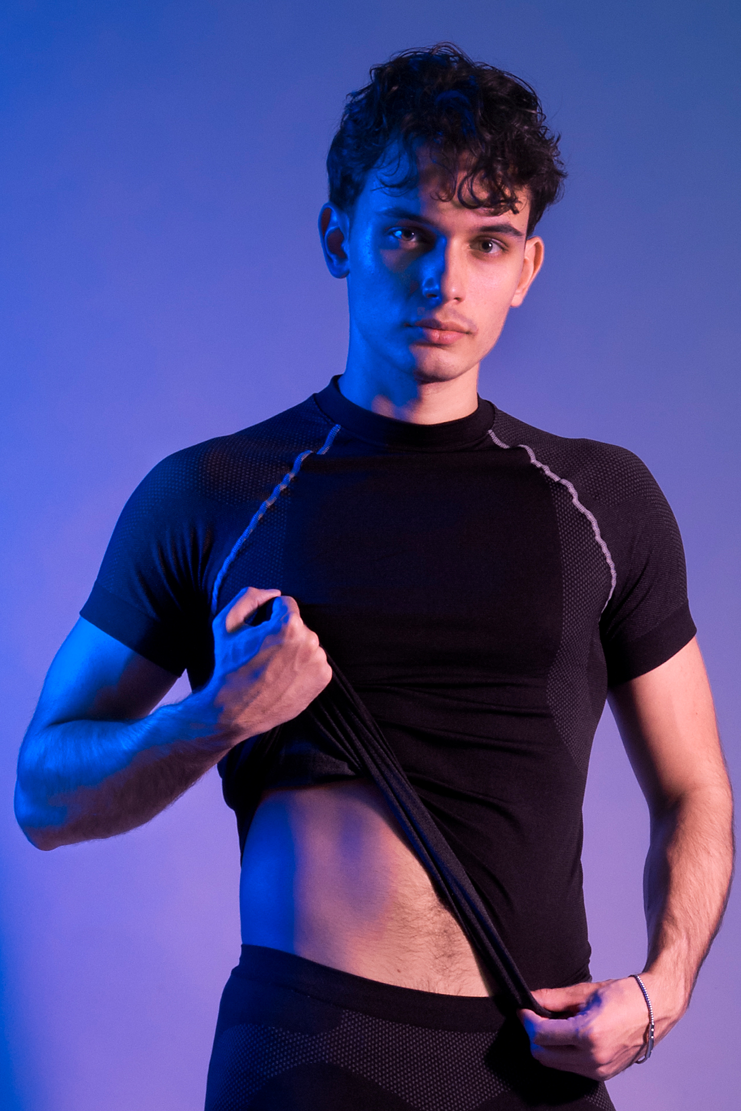 Base Termica Maglia G/C M/C 85/5/10% Pol/Pam/Ela Dark Shadow/Greggio XS/S