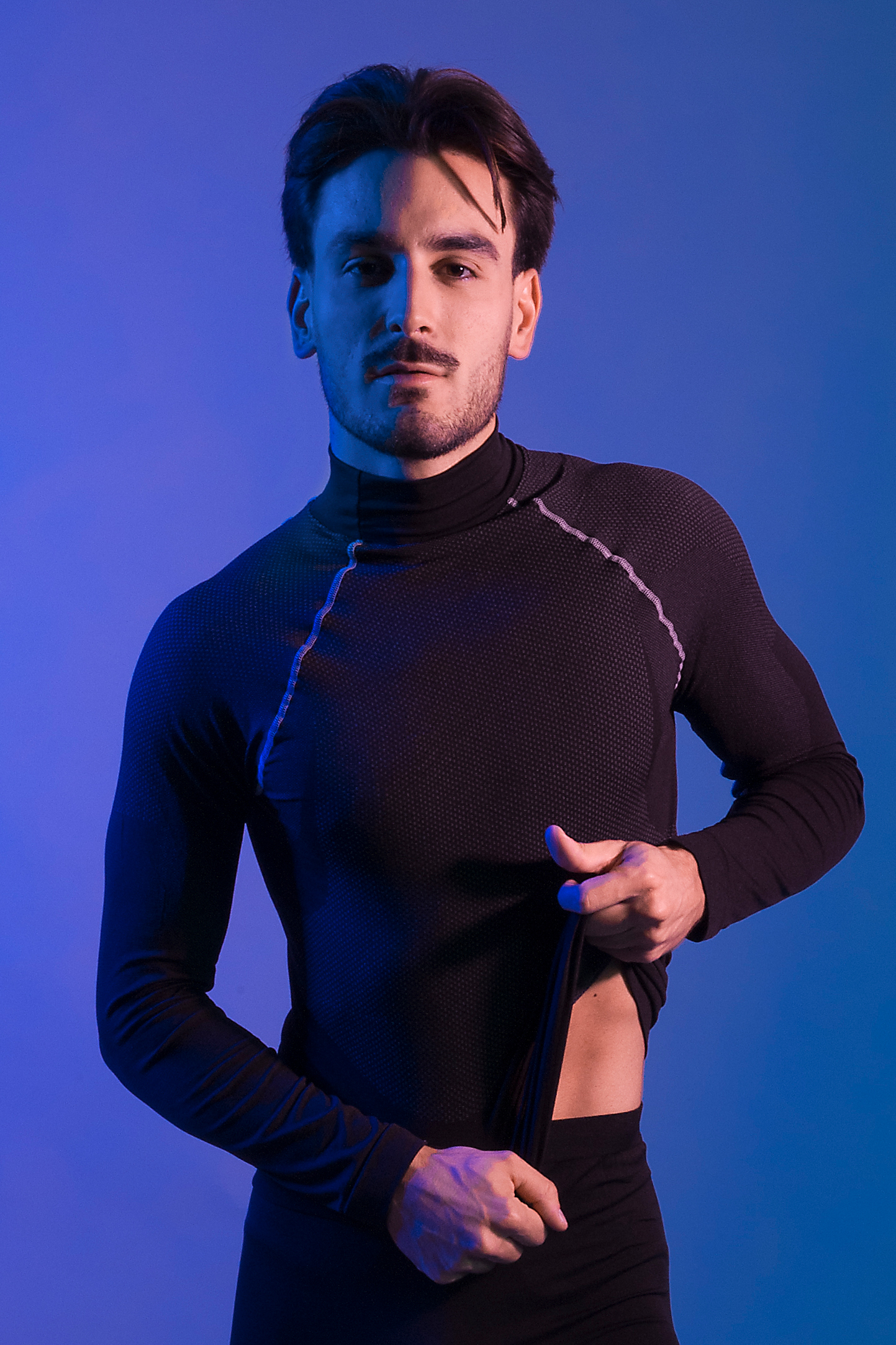 Base Termica Maglia G/C M/L 85/10/5% Pol/Ela/Pam Bianco XS/S