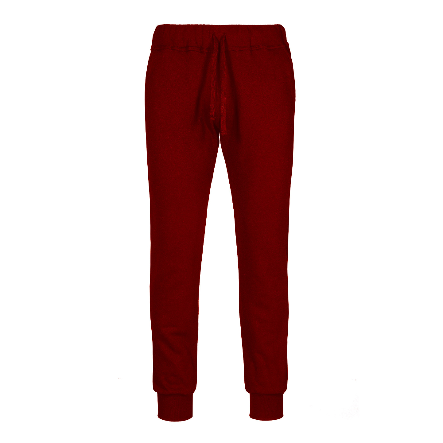 Pantalone Fit Felpa F/Terry 70/30% Cot/Pol 240 gr Nero XS - 48 - Bordeaux Sport XXS 1/2 anni