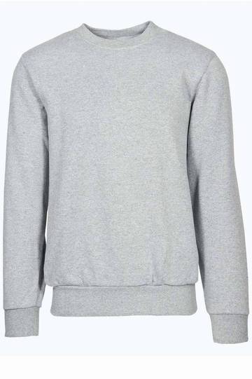 Felpa french terry girocollo