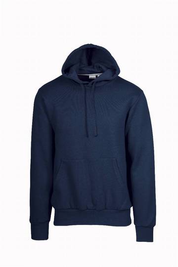 Felpa french terry cappuccio  - 18 - Blu