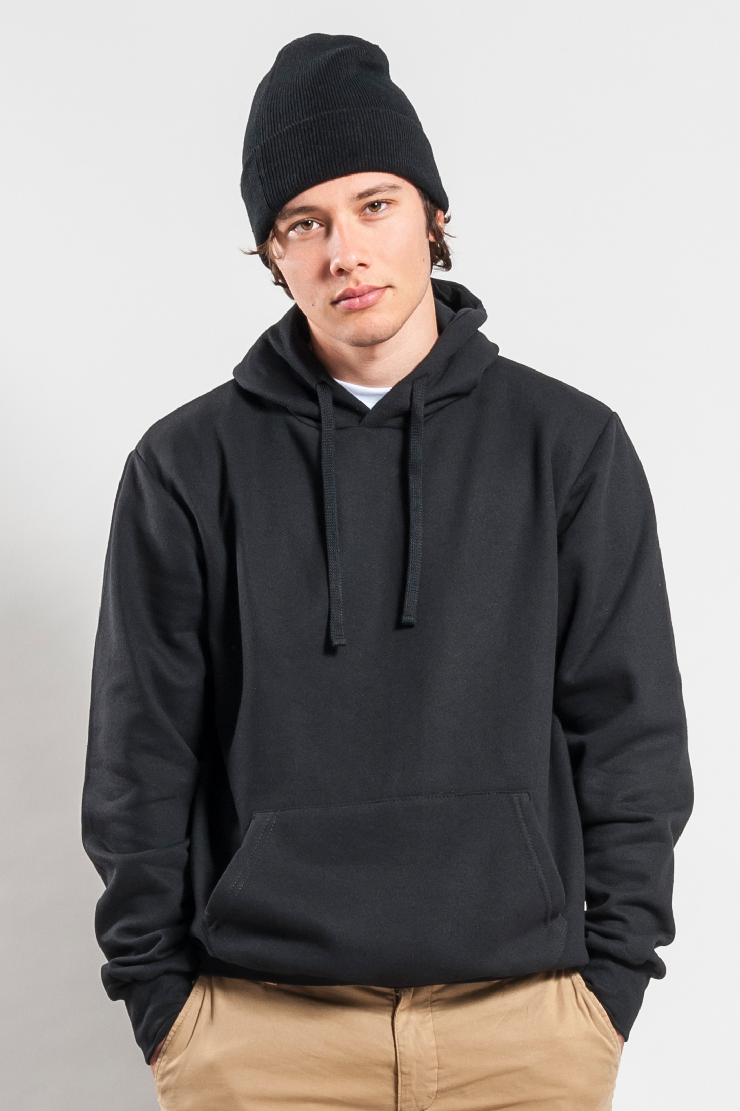 Felpa F/Terry Cappuccio 70/30% Cot/Pol 240 gr/m2 Nero XS