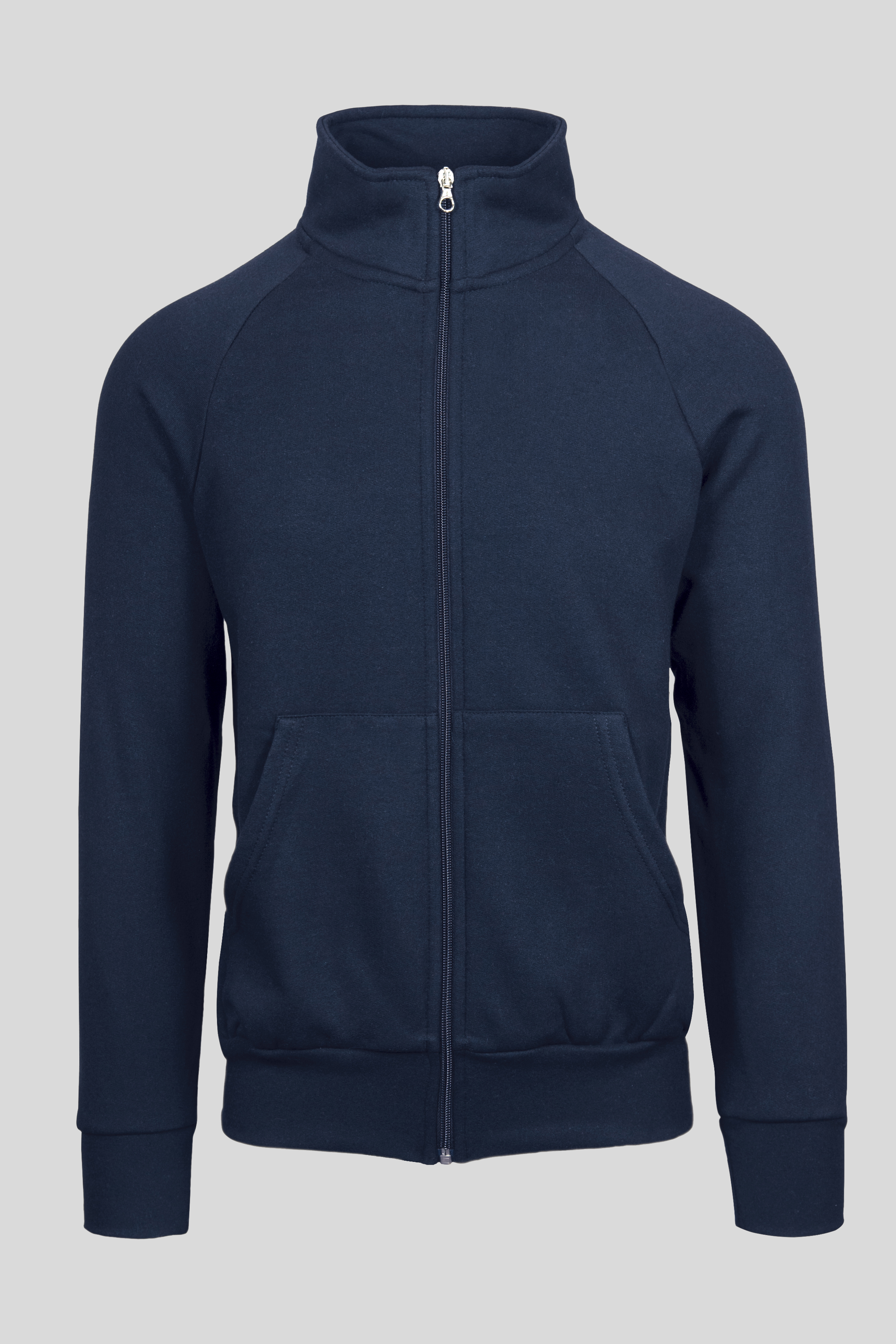 Felpa ECO Jacket F/Zip Unisex 50/50% Cot/Pol R.280 Nero ECO XS