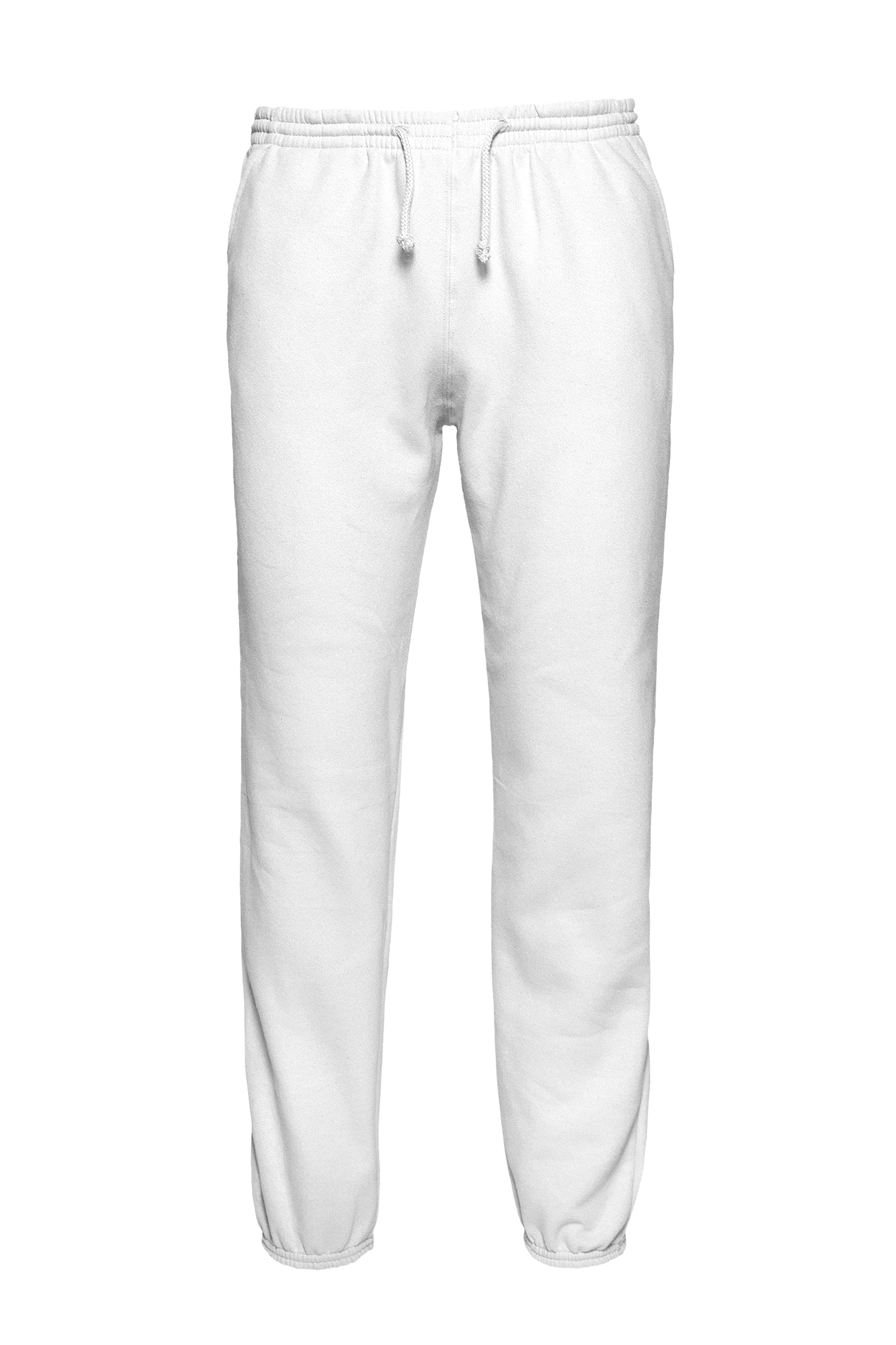 Pantalone Felpato 70/30% Cot/Pol 280 gr/m2 Nero XXS - Bianco XS