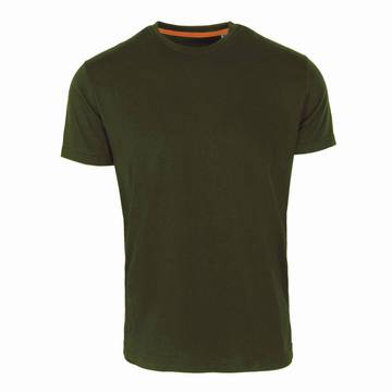 Maglia Fashion Fit girocollo manica corta - BS - Verde Militare