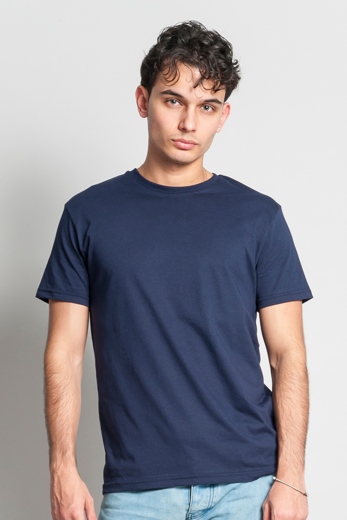 Maglia Fashion Fit G/C M/C 100% Cot. 145 gr/m2 Grigio Perla XS