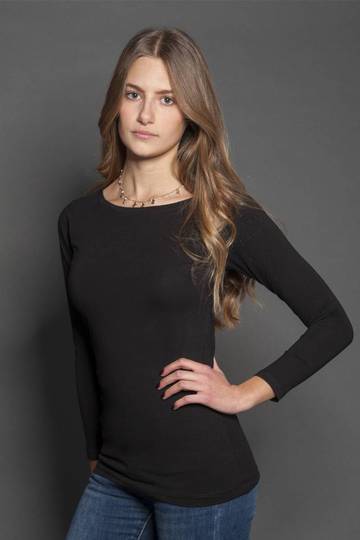 Maglia donna scollatura tonda manica corta