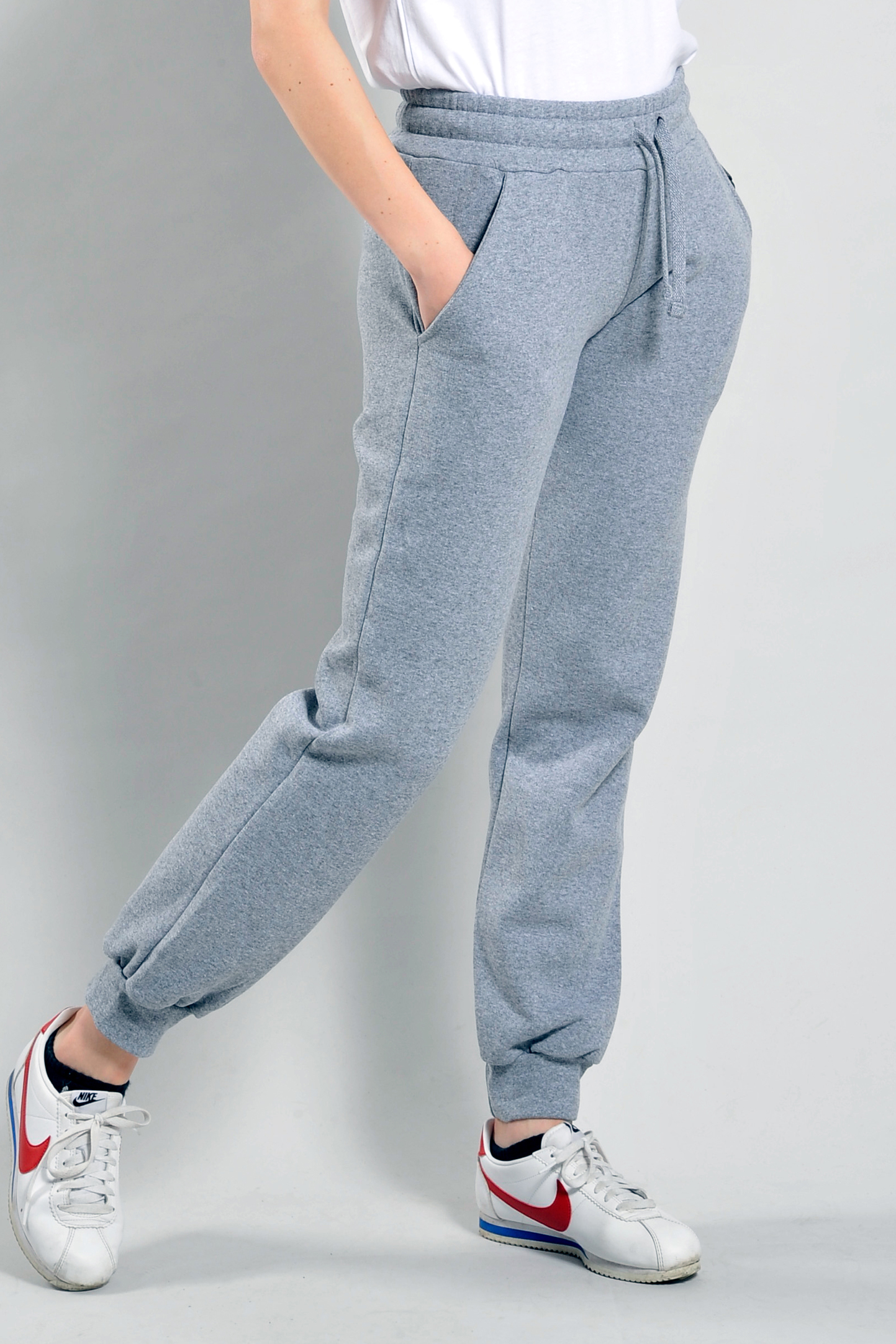 Pantalone Donna Felpa F/Terry 70/30% Cot/Pol 240gr Nero S