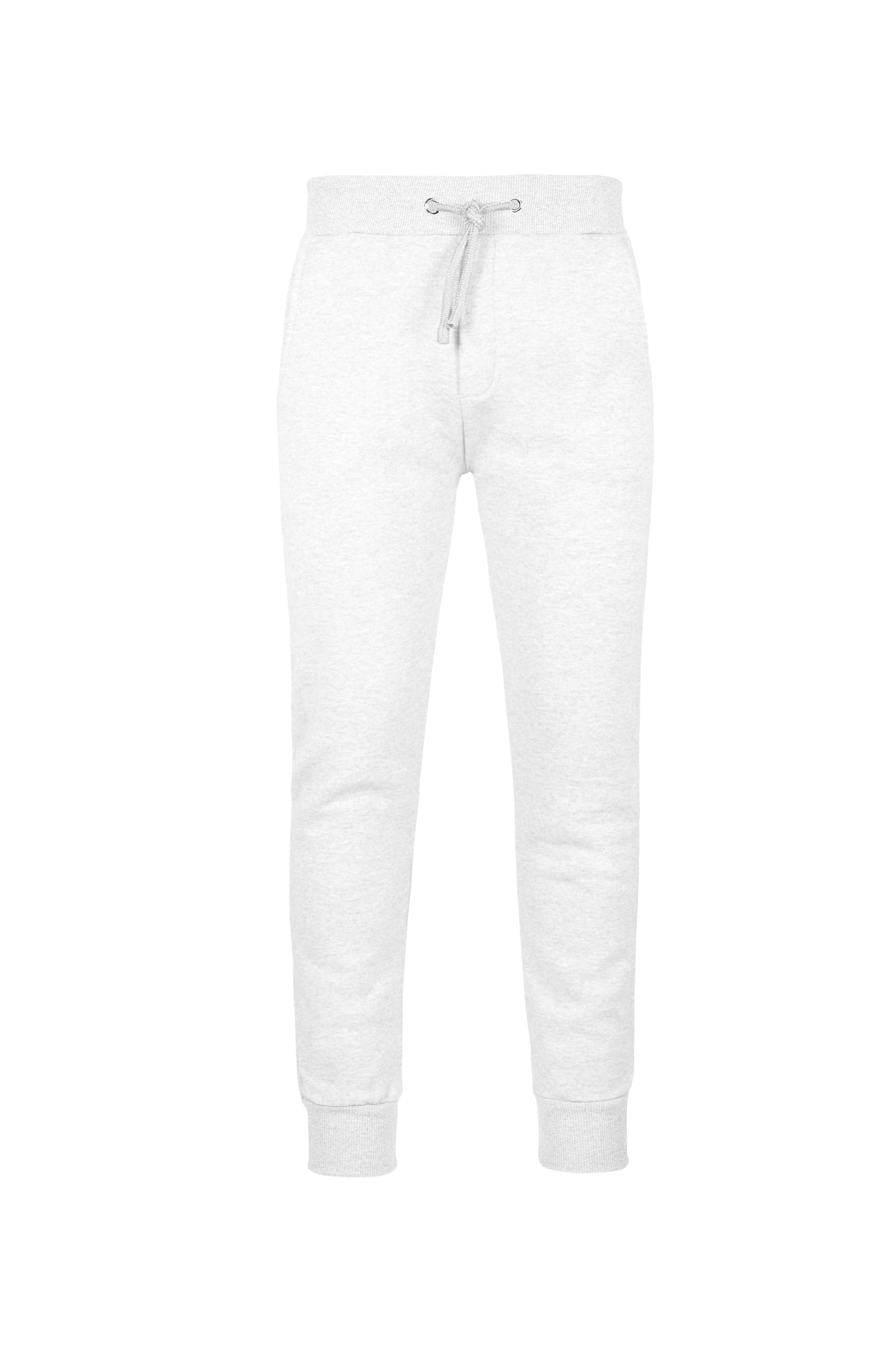 Pantalone Felpato 75/25% Cot/Pol 320 gr/m2 Nero S - Bianco Panna S