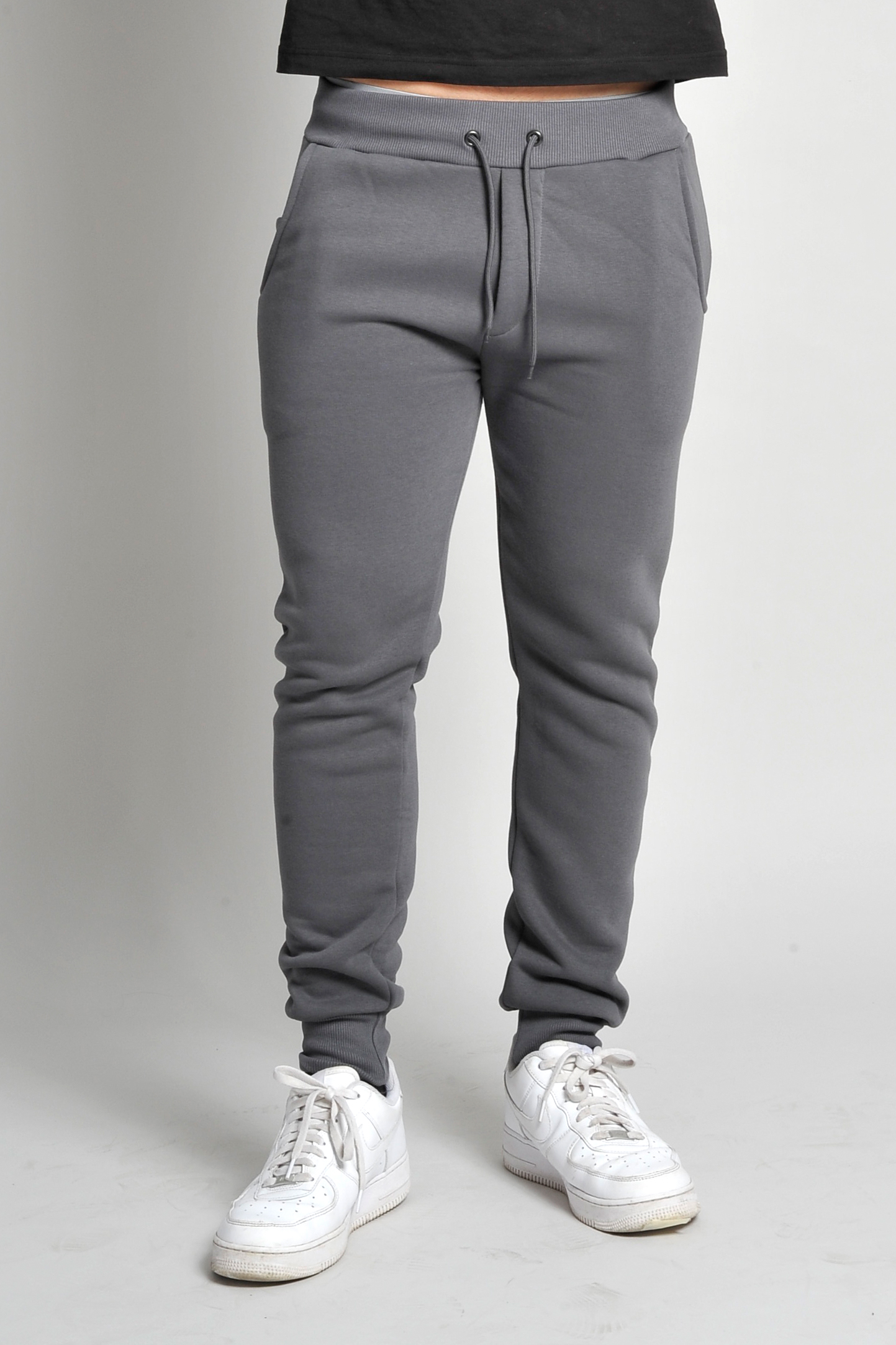 Pantalone Felpato 75/25% Cot/Pol 320 gr/m2 Nero S