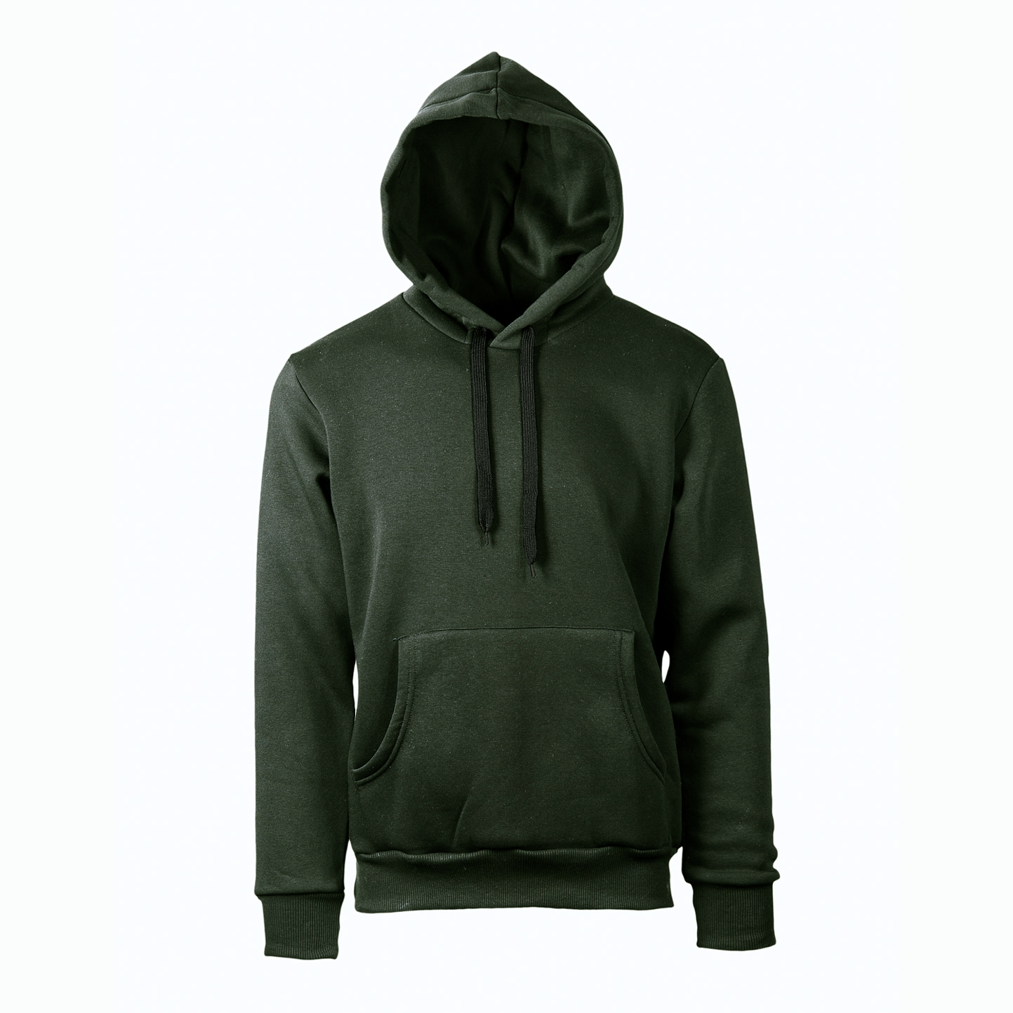Felpa Soft Capp. 75/25% Cot/Pol 320 gr/m2 Nero XS - VM - Militare Scuro