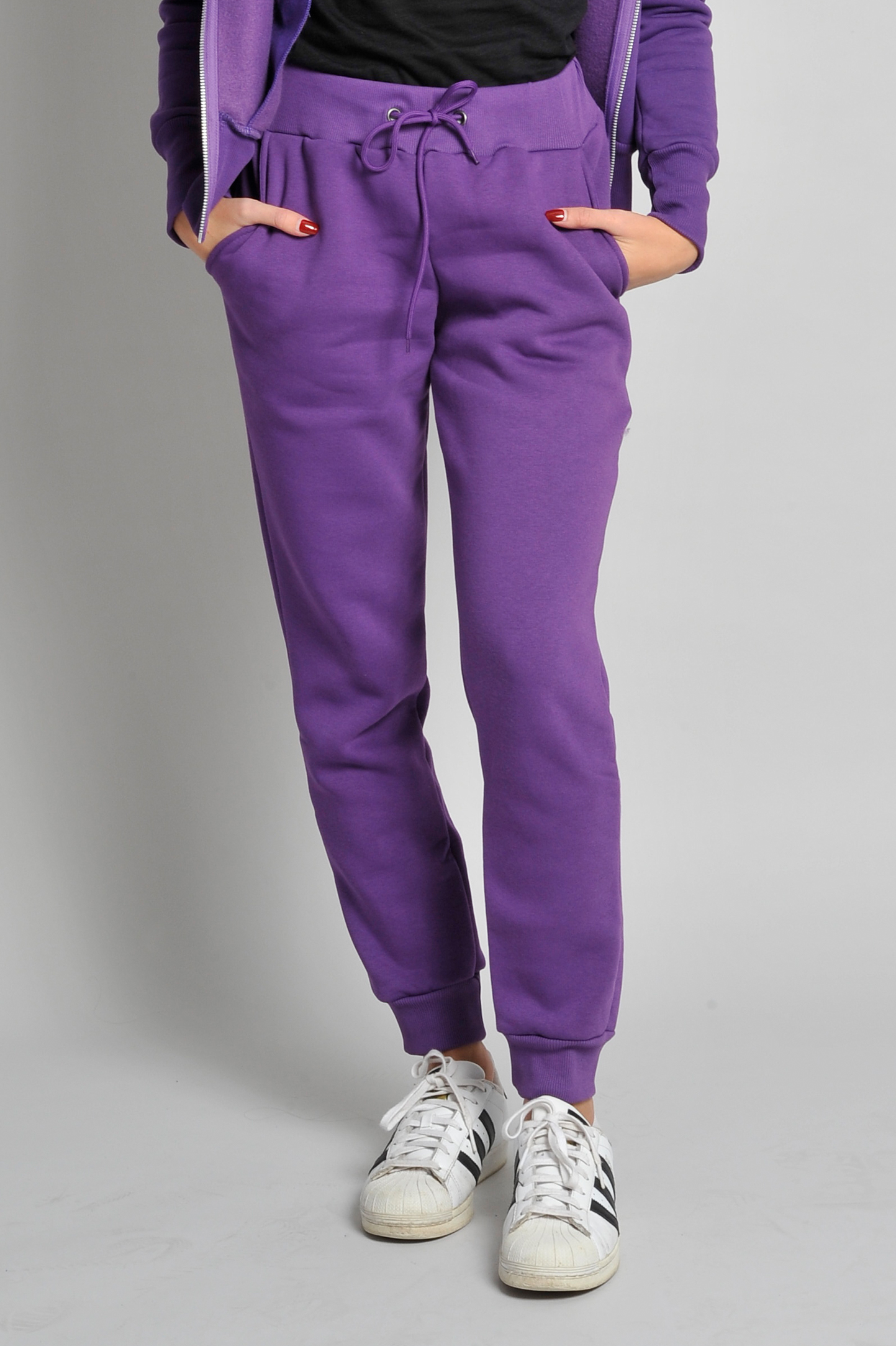 Pantalone Donna New Fit Felpa75/25% Cot/Pol 320 gr Nero S - Blu Navy XS 3/4 anni