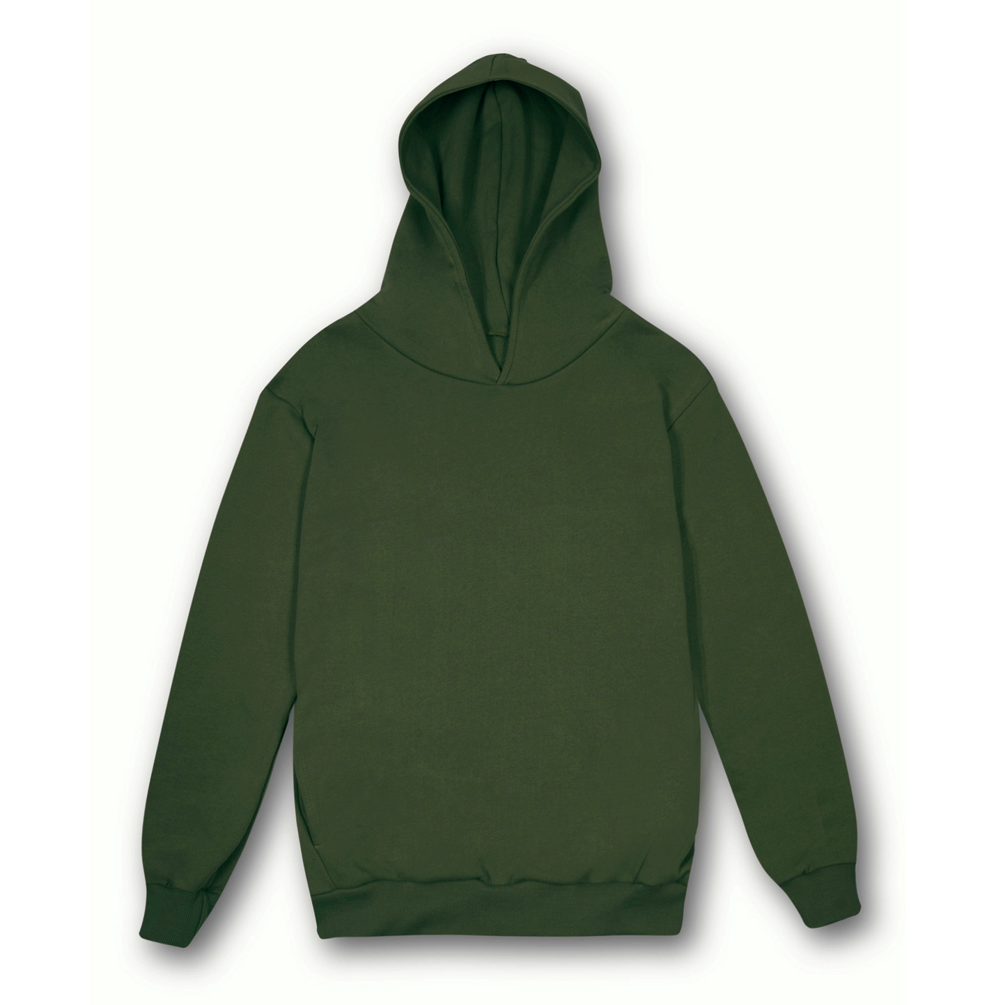 Felpa Soft Capp. Urban Fit 75/25% Cot/Pol 320 gr/m Nero XS - VT - Verde Bosco XS