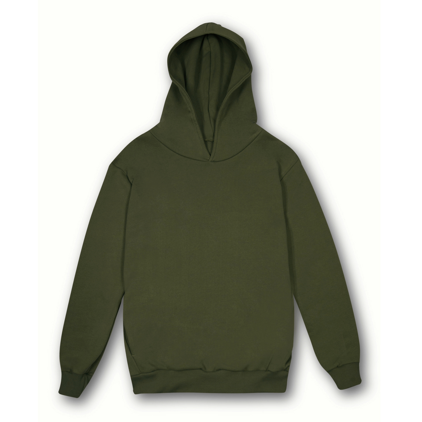 Felpa Soft Capp. Urban Fit 75/25% Cot/Pol 320 gr/m Nero XS - VM - Militare Scuro XXS