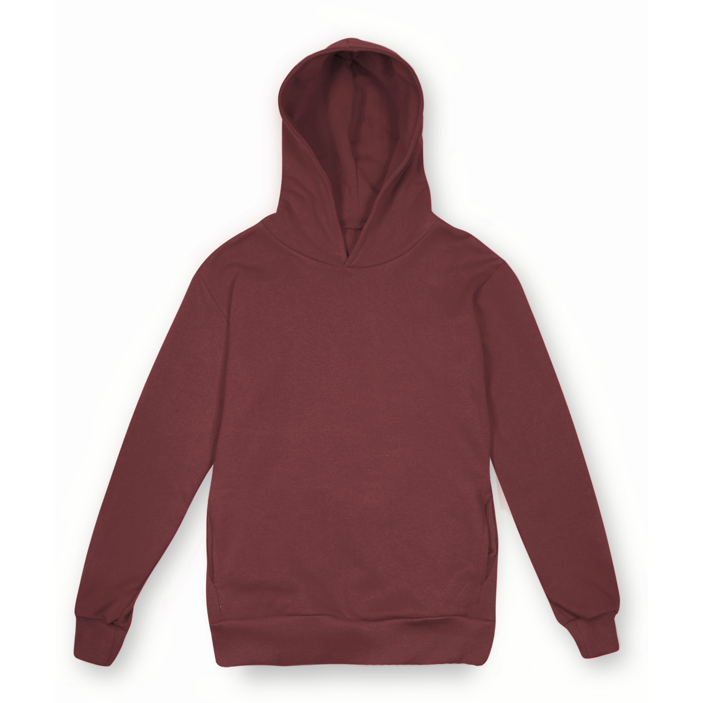 Felpa Soft F/T Capp. Urban Unisex 100% Cot 320 gr. Nero XS - BX - Bordeaux S