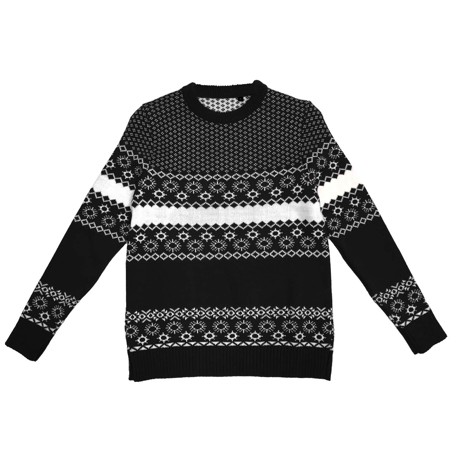Pullover Pesante G/C 70/30% Acr/Lan Xmas Nero XS - XNE - Xmas Nero