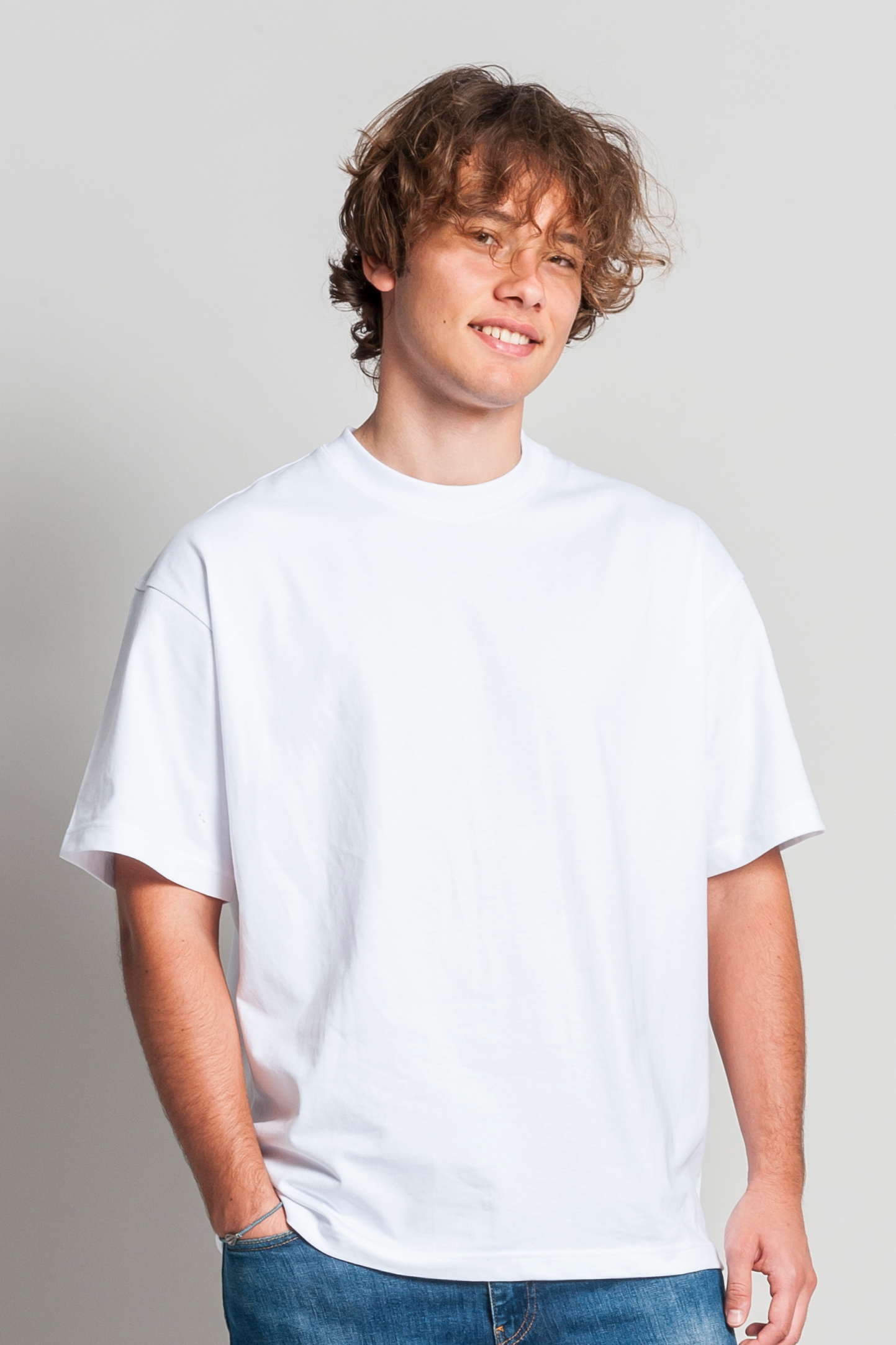 Maglia Over G/C M/C 100% Cot. 180 gr/m2 Nero XXS