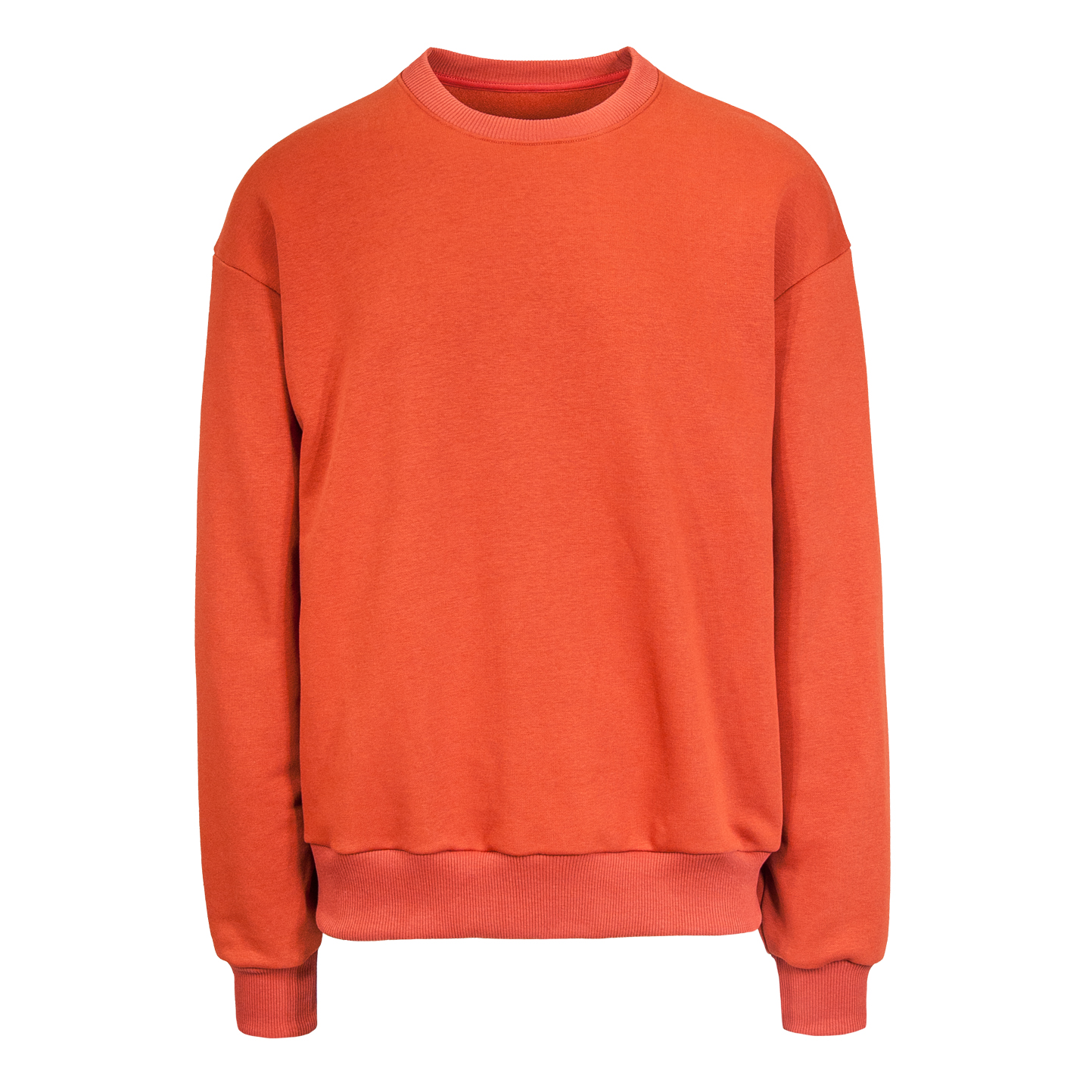 Felpa 365 oversize unisex girocollo - 29 - Terracotta