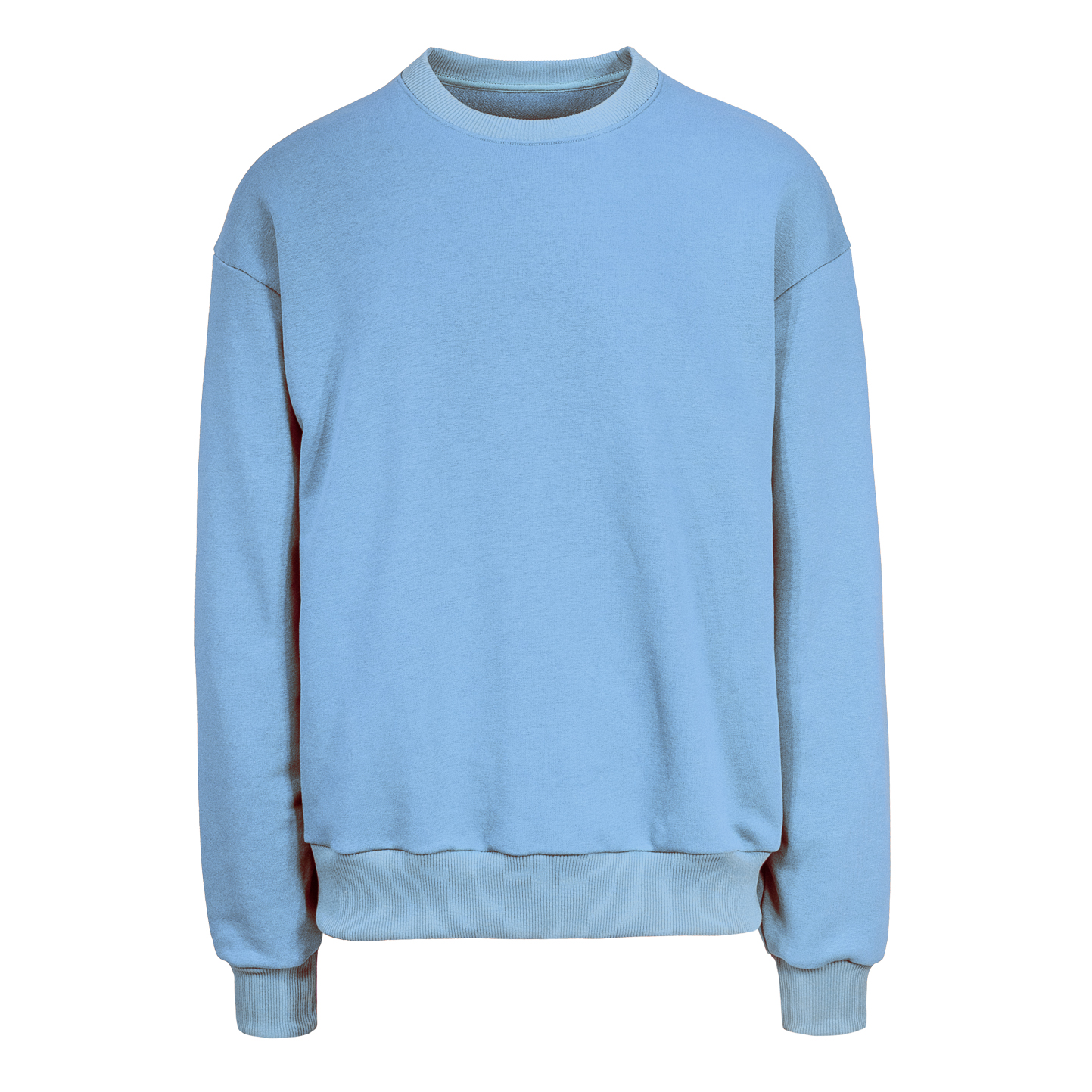 Felpa 365 oversize unisex girocollo - 31 - Celeste