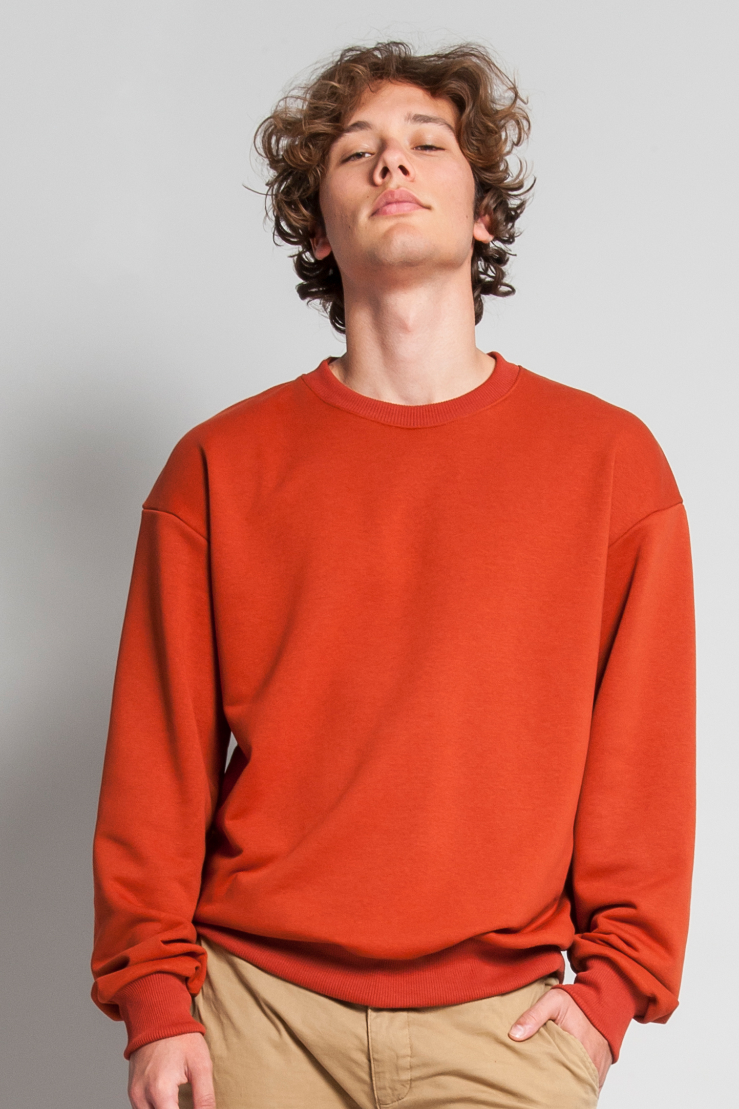 Felpa 365 oversize unisex girocollo
