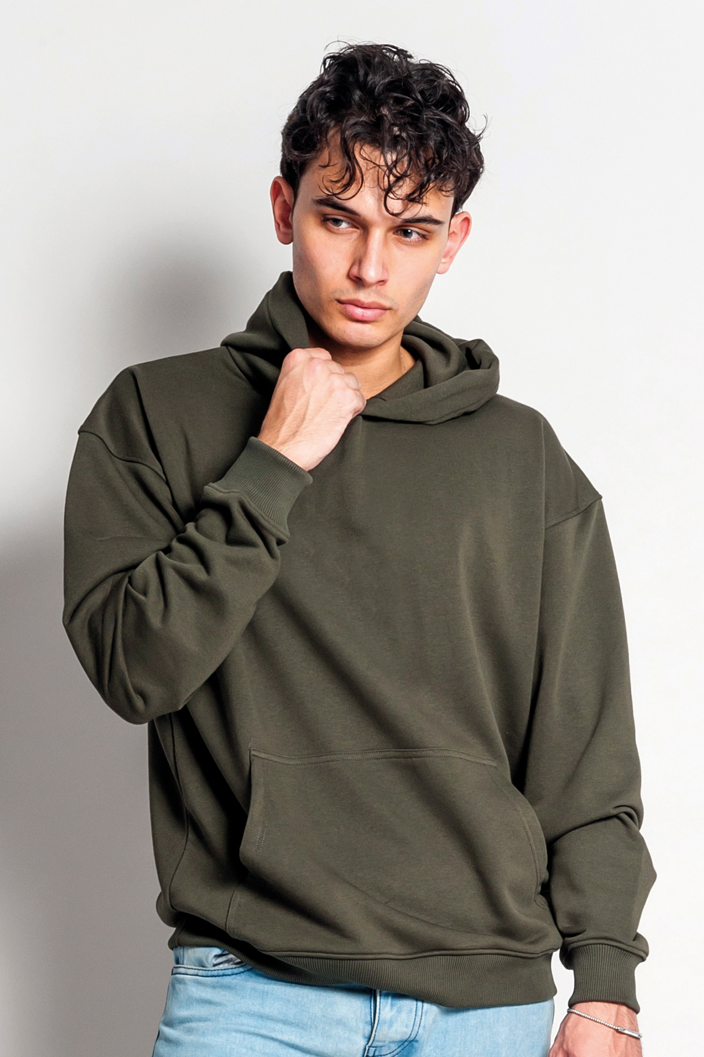 Felpa 365 oversize unisex con cappuccio