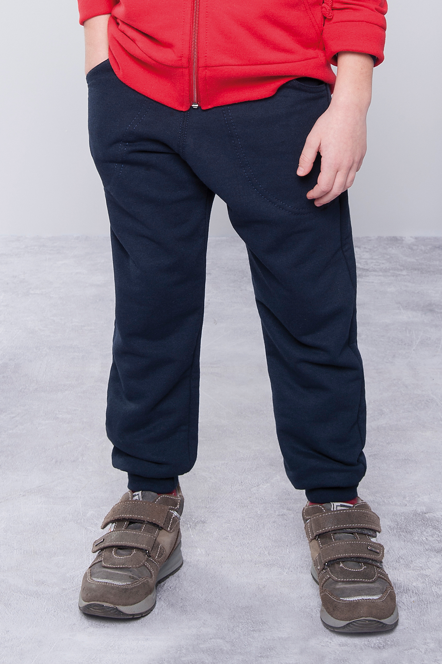 Pantalone Bambino Felpa 70/30% Cot/Pol 280 gr/m2 Nero XXS 1/2 anni