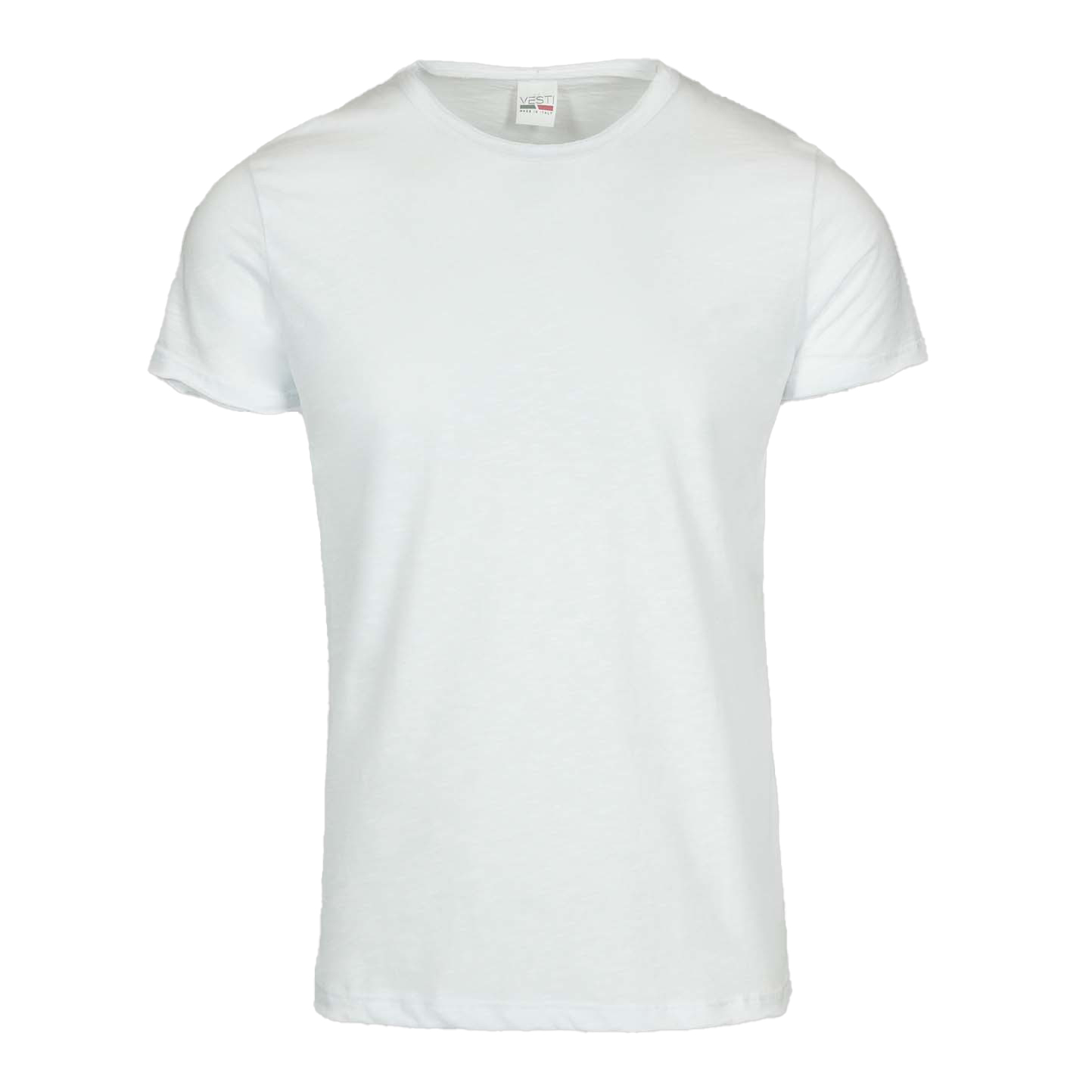 Maglia Fiammata C/T M/C T/V 100% Cot. 145 gr/m Nero S - 99 - Bianco XS