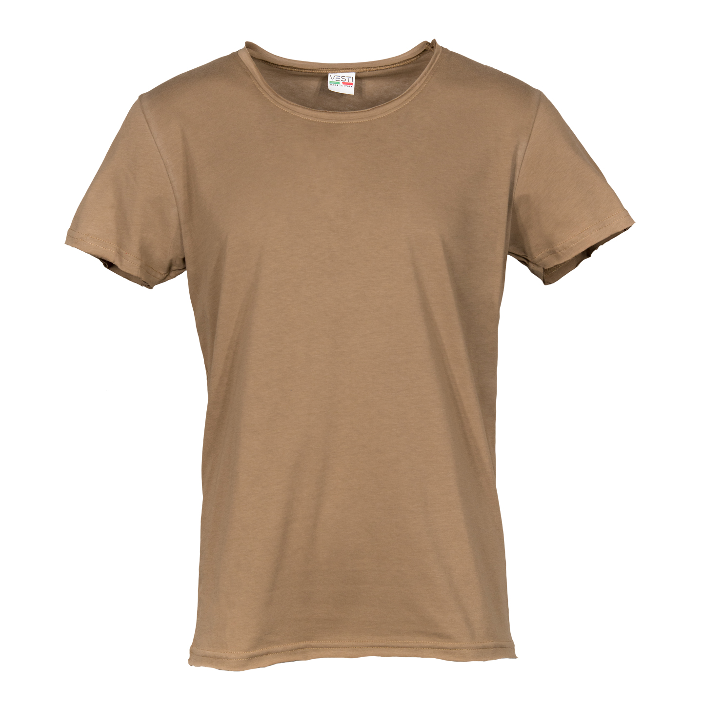 Maglia C/T M/C T/V 100% Cot. 140 gr/m2 Grigio Melange S - TB - Tabacco XXS