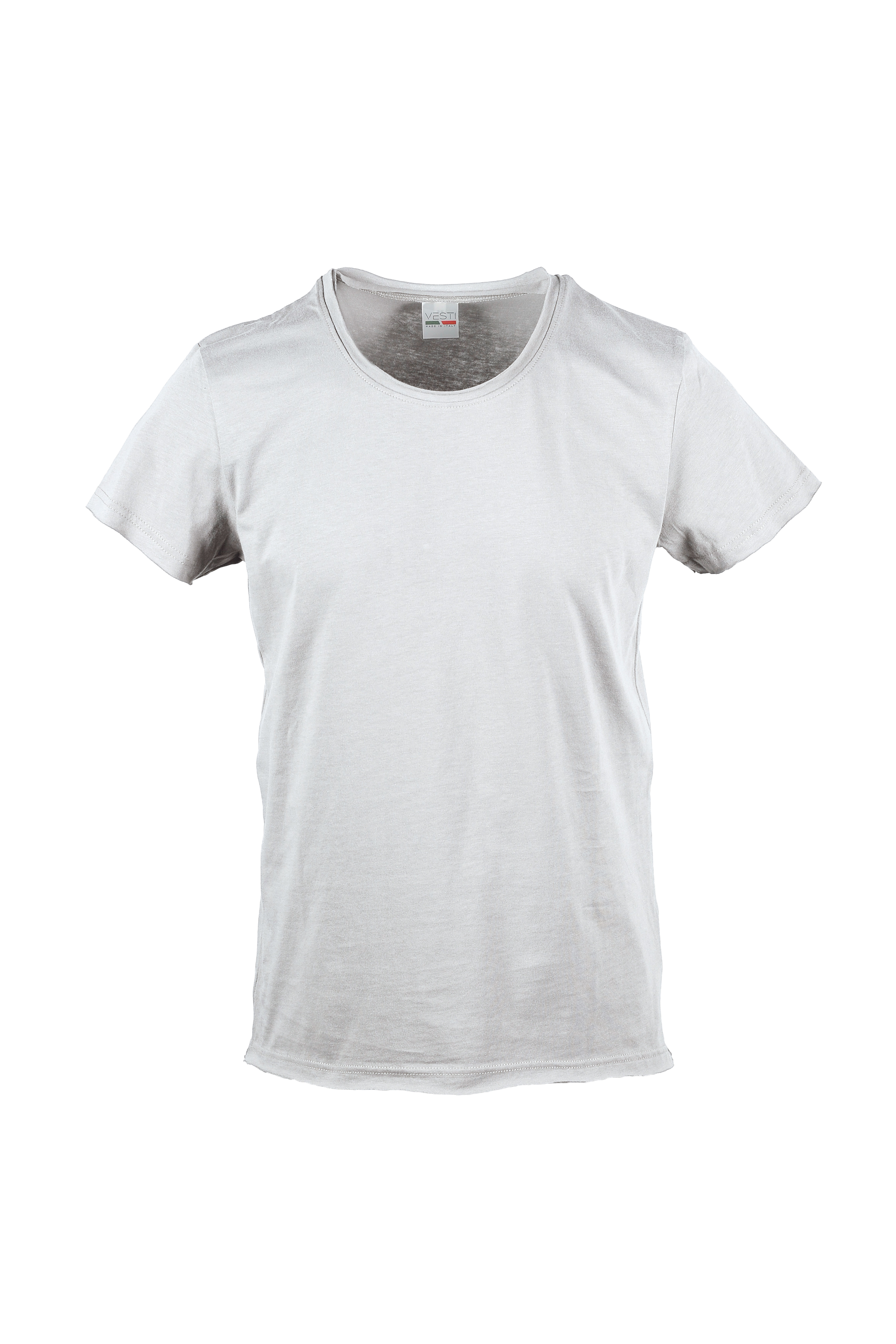 Maglia C/T M/C T/V 100% Cot. 140 gr/m2 Grigio Melange S - 99 - Bianco XS