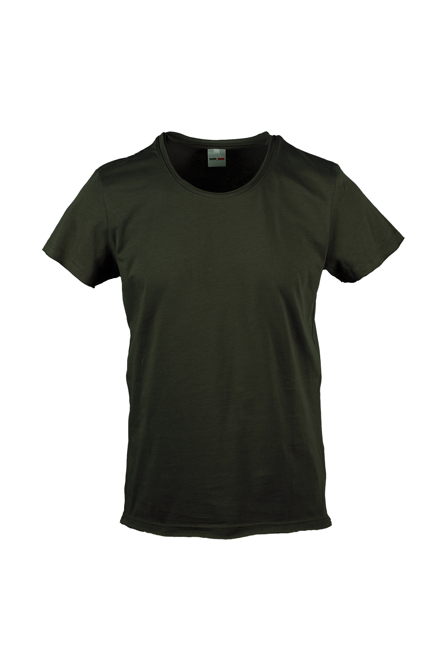 Maglia C/T M/C T/V 100% Cot. 140 gr/m2 Grigio Melange S - BS - Verde Militare XS