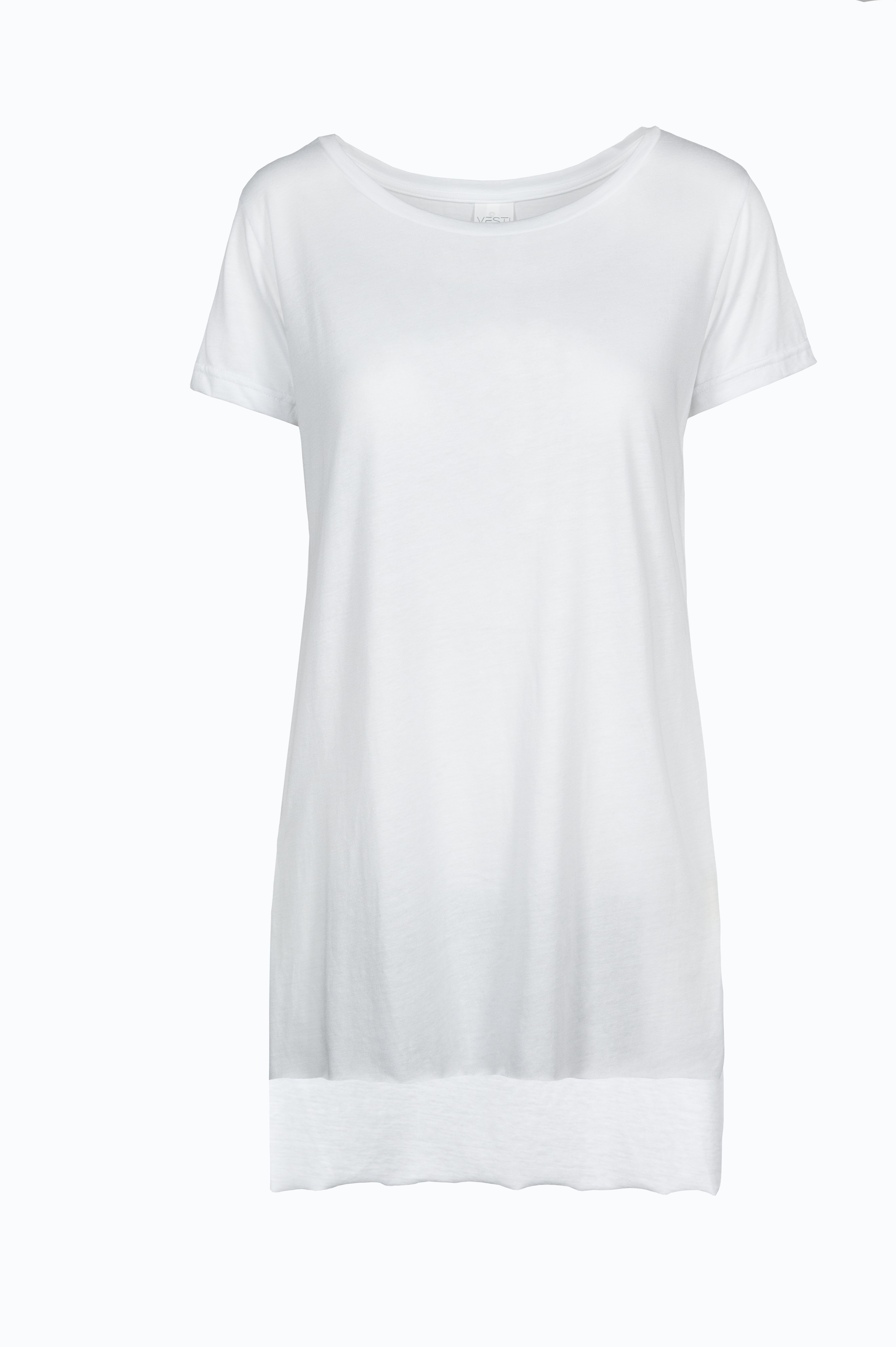 Maglia Donna Modal C/T M/C 50/50% Cot/Mod 110 gr/m Nero S - 99 - Bianco XS