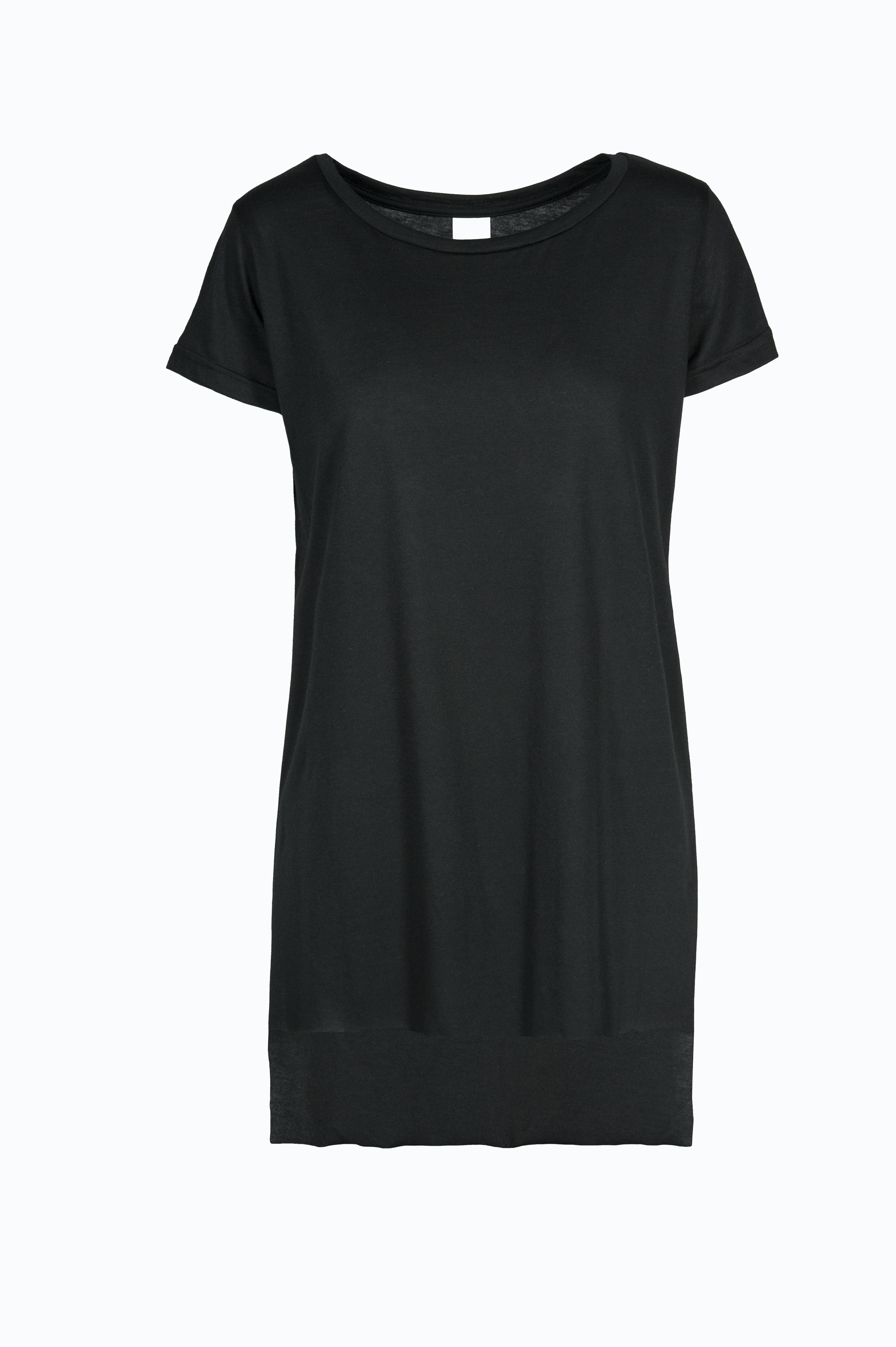 Maglia Donna Modal C/T M/C 50/50% Cot/Mod 110 gr/m Nero S - 12 - Nero