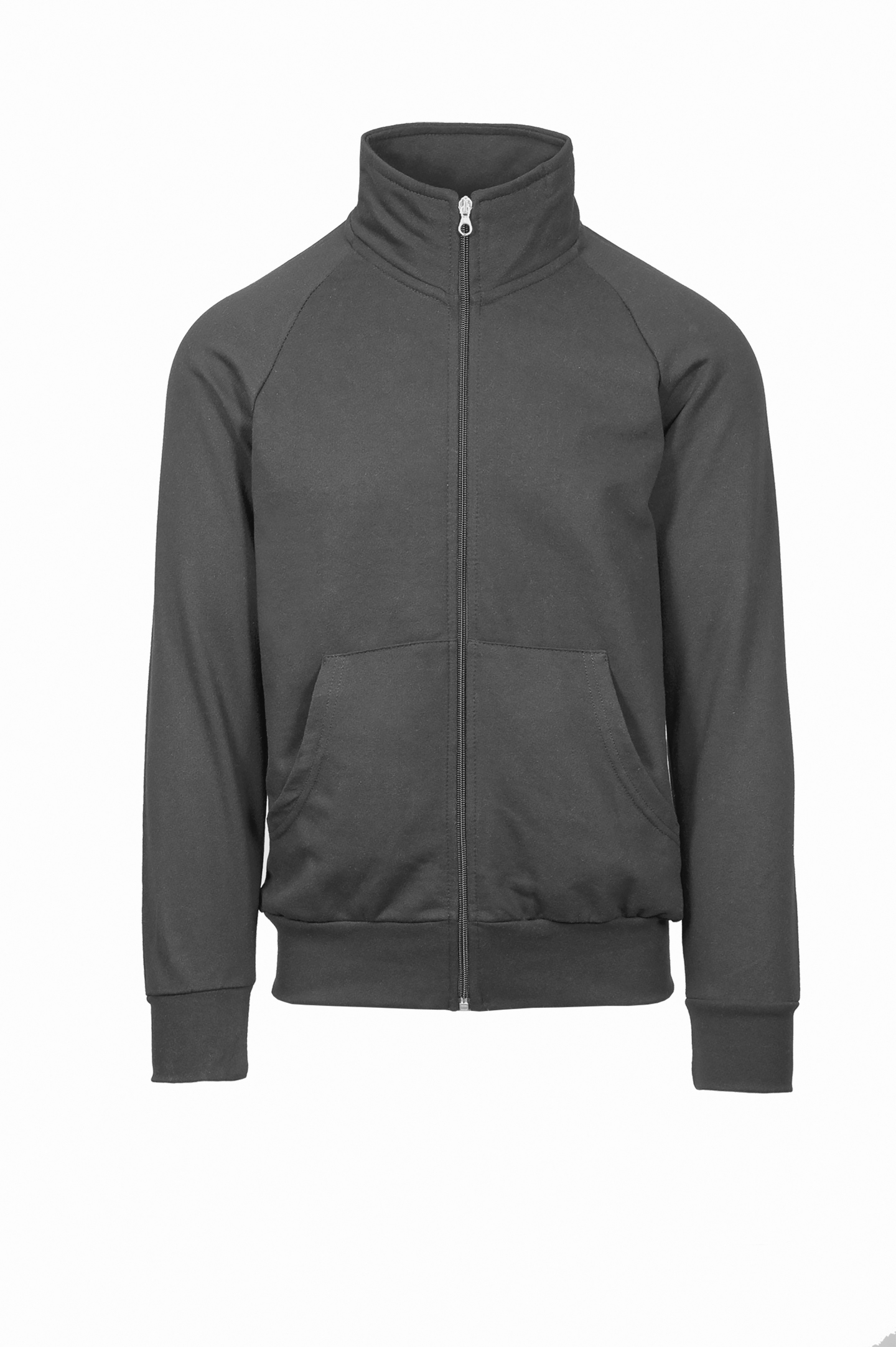 Jacket Felpa F/Zip F/Terry 70/30% Cot/Pol 240 gr/m Nero XS - 22 - Piombo XS