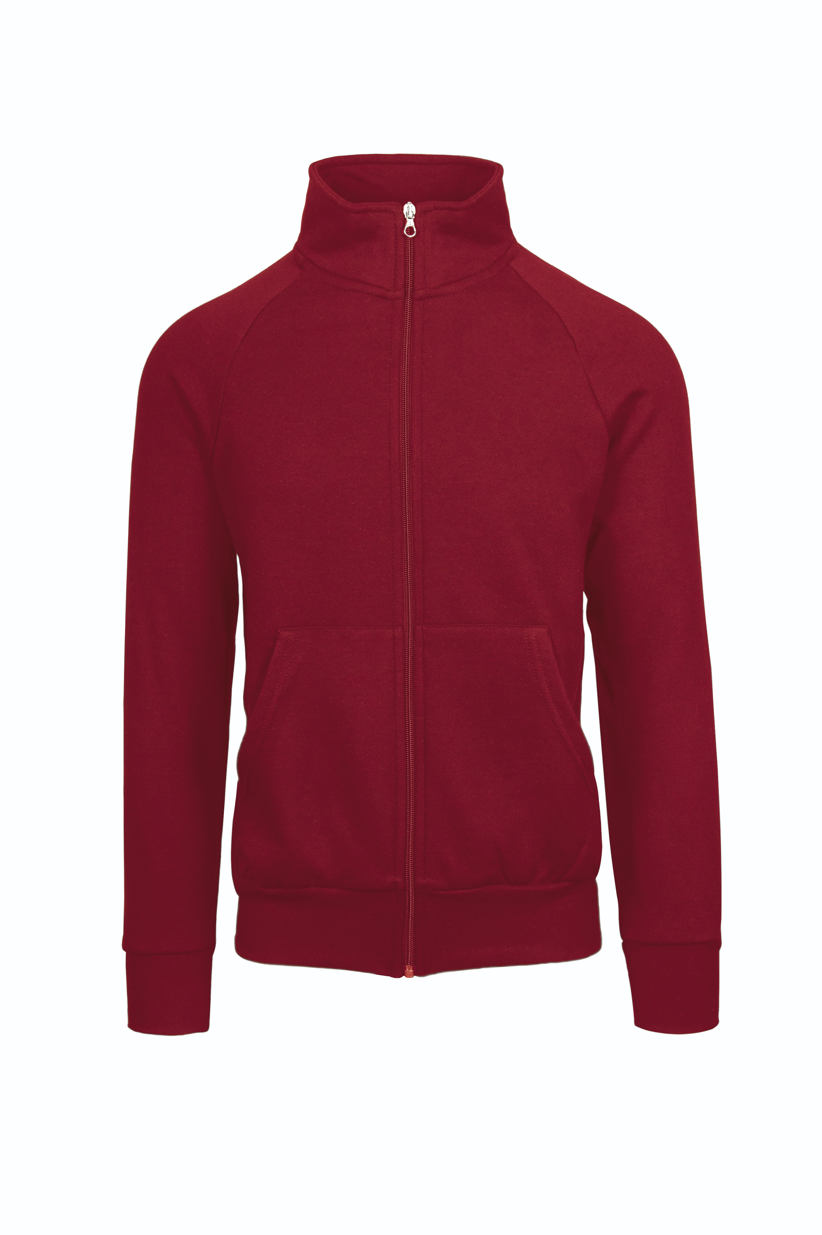 Jacket Felpa F/Zip F/Terry 70/30% Cot/Pol 240 gr/m Nero XS - 28 - Rosso Sport XXS 1/2 anni