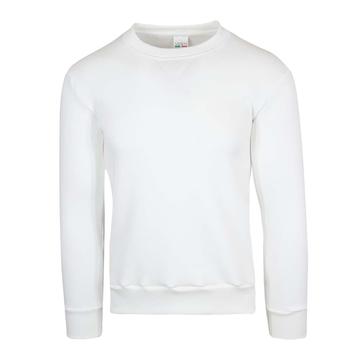 Felpa Girocollo - 98 - Bianco Panna