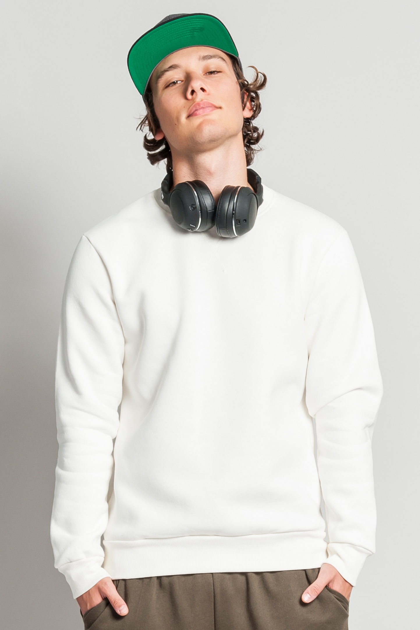 Felpa G/C 75/25% Cot/Pol 320 gr/m2 Nero XS