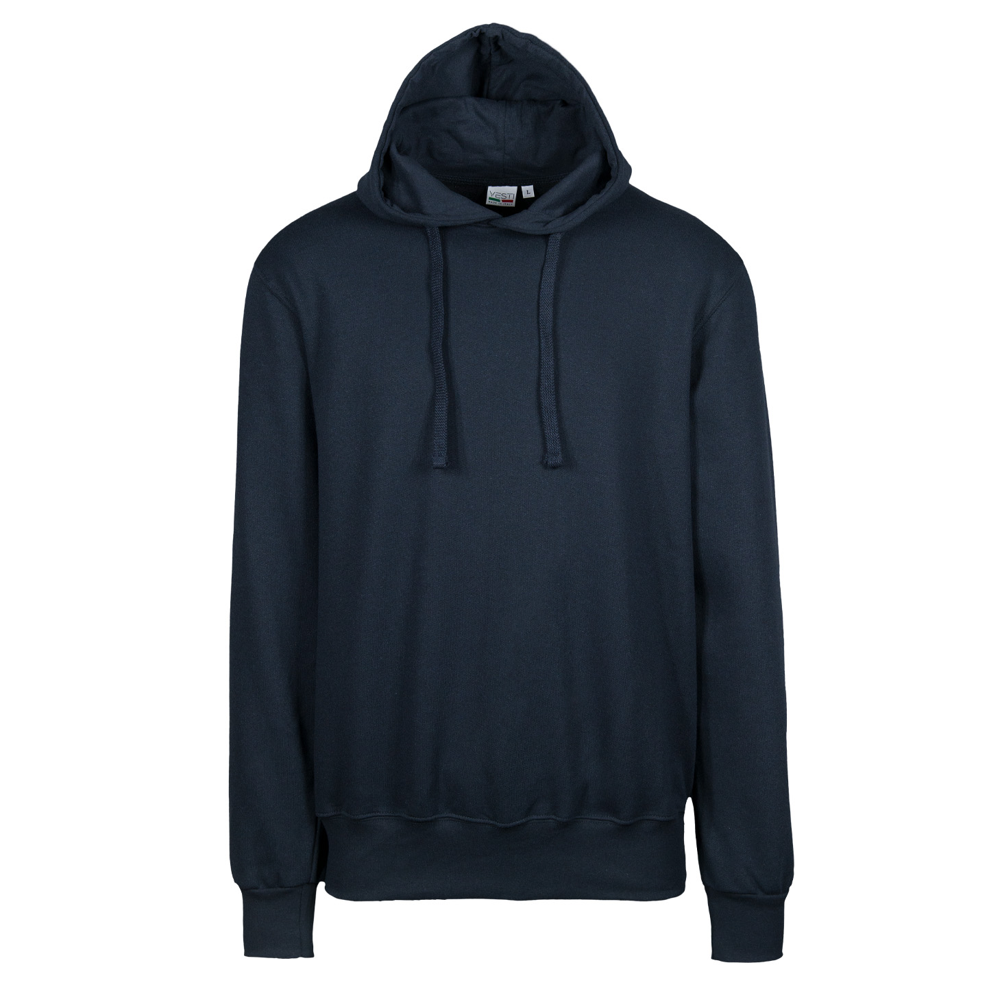 Felpa Cappuccio no Marsupio 70/30% Cot/Pol 280 gr Nero XS - Blu