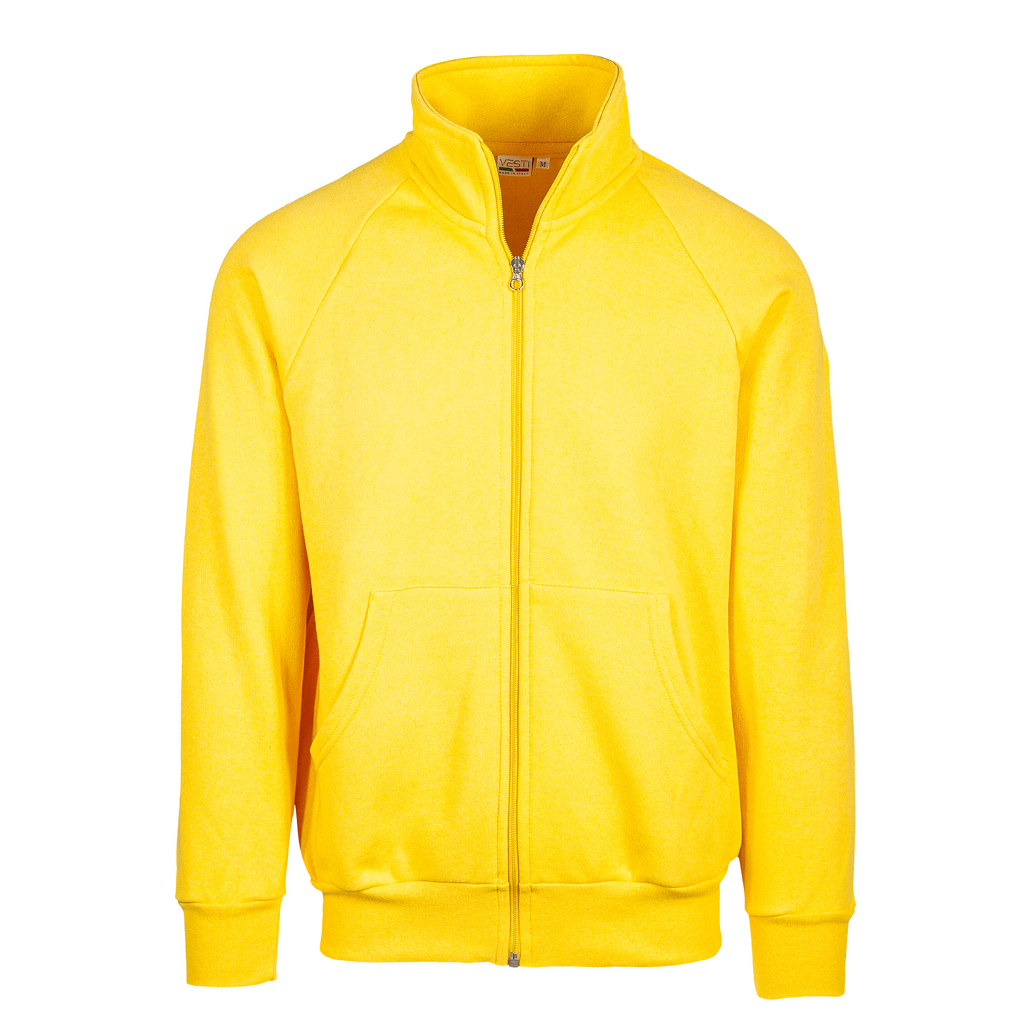 Felpa Jacket Zip Lunga 70/30% Cot/Pol 280 gr/m2 Nero XS - 96 - Giallo XS