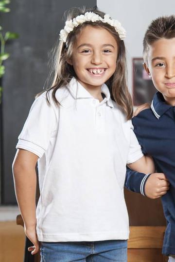 Polo Trim Piquè Bambino manica corta