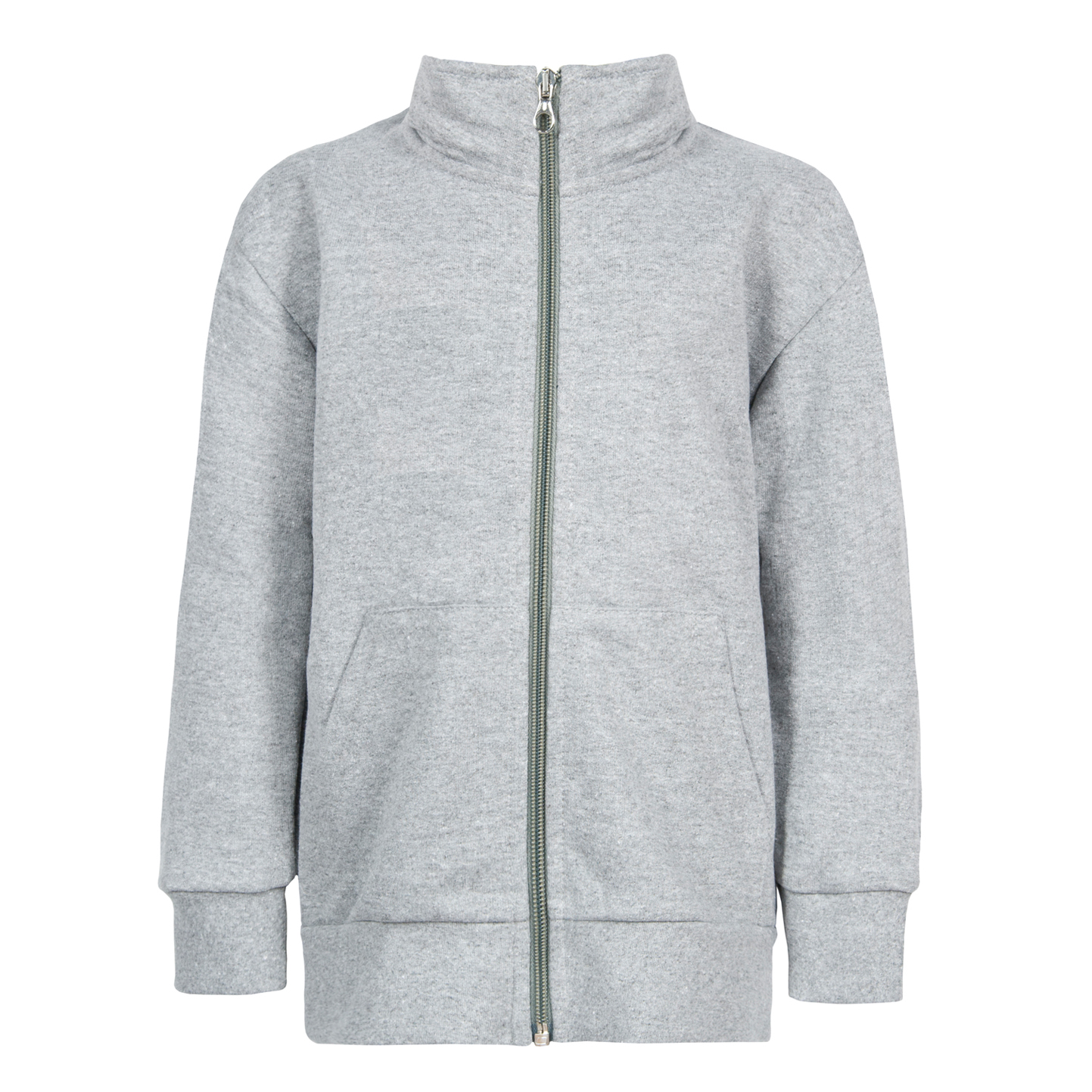 Jacket Bambino Felpa F/Terry 70/30% Cot/Pol 240 gr Nero XXS 1/2 anni - 75 - Cenere