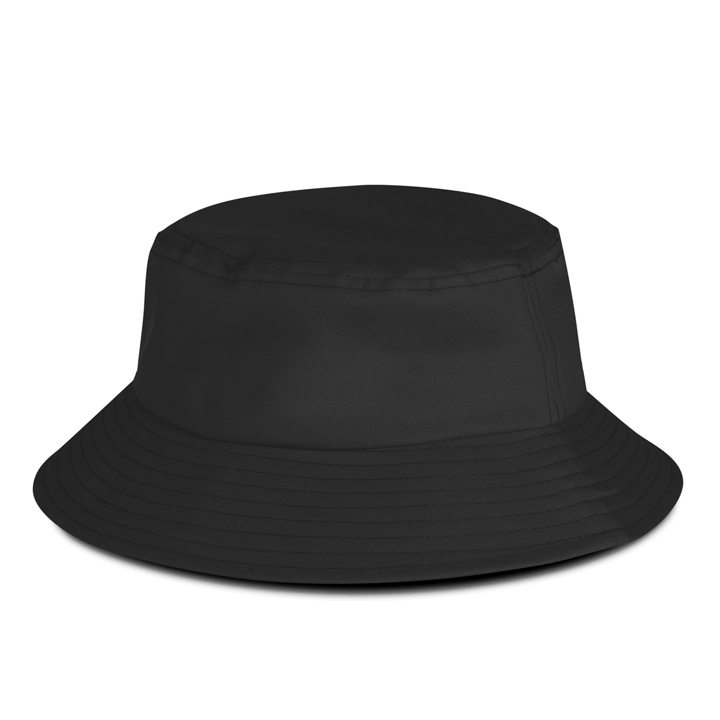 Hat Cappellino Miramare a Falde 100% Cot Beige - BK - Black