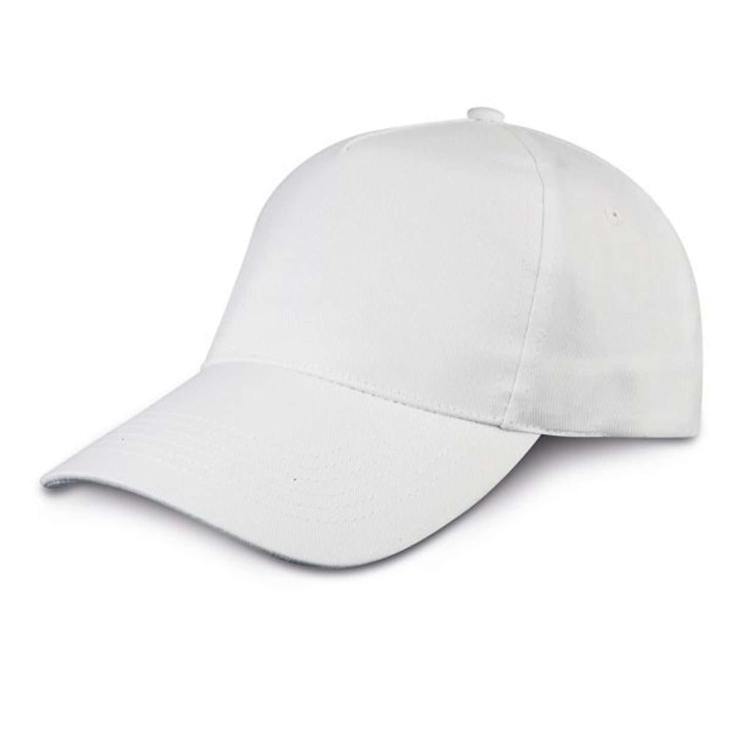 Baseball Cap 5/Pannelli 100% Cotone Azure - WH - White