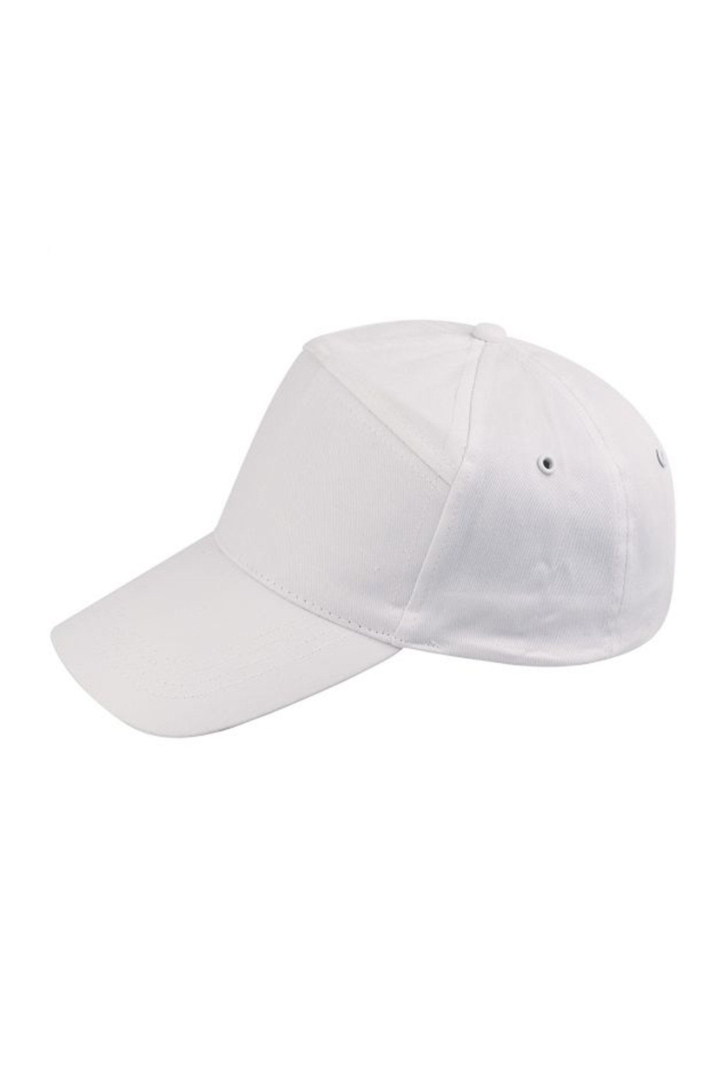 Golf Cap 7 Pannelli 100% Cotone Bordeaux - WH - White