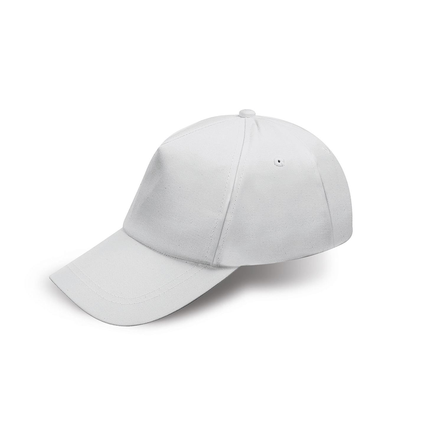 Baby Cap 100% Cotone 5 pannelli Green - WH - White