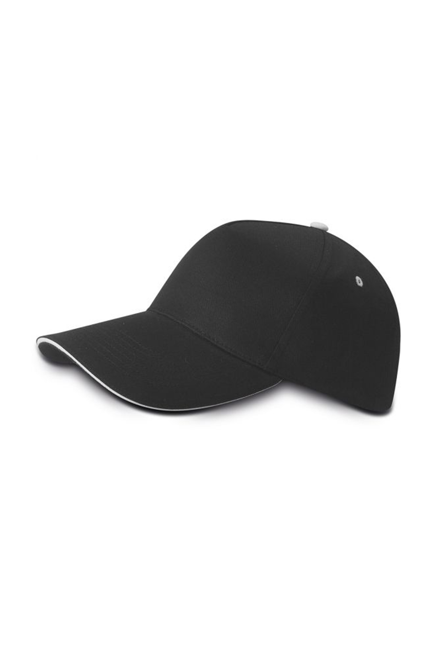 Top Cap 5 Pannelli 100% Cotone Black - BK - Black