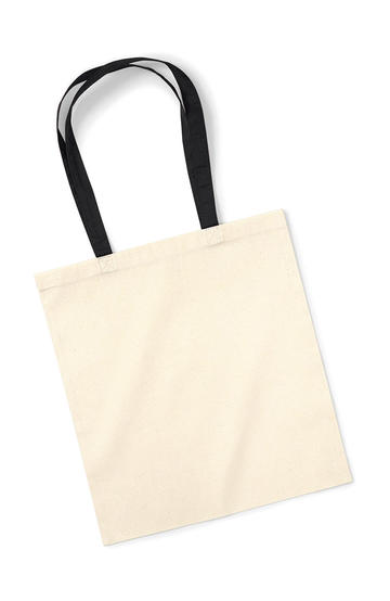 Bag for Life - Contrast Handles - 056 - NATURAL-BLACK