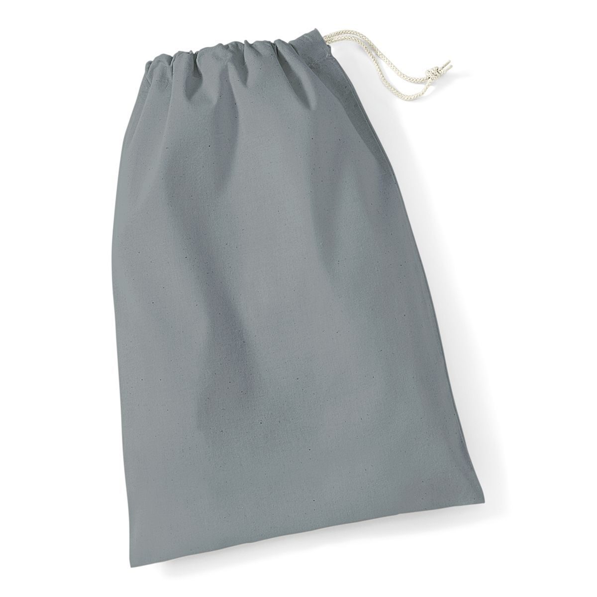 Sacchetto in cotone taglia L - PUG - Pure Grey