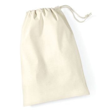 Cotton Stuff Bag M - NAT - natural