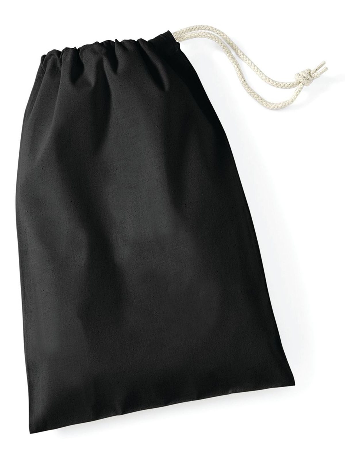 Sacchetto in cotone taglia S - BLK - Black